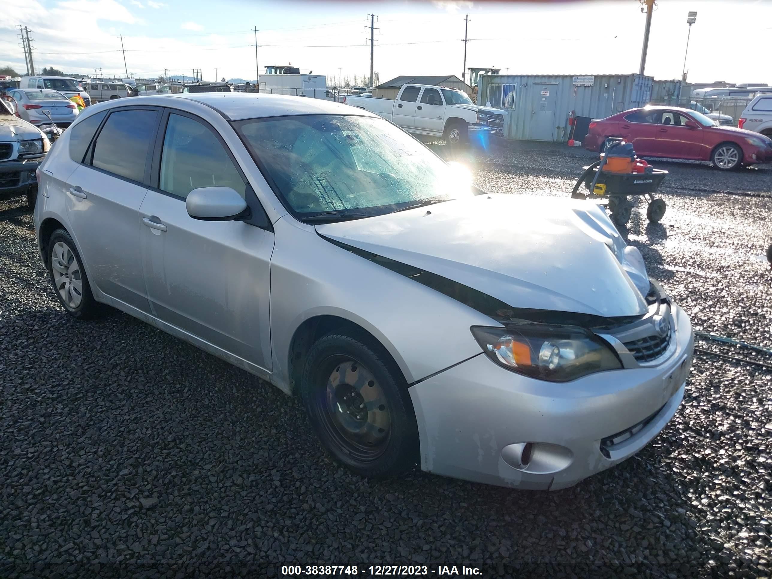 SUBARU IMPREZA 2009 jf1gh61619g820904