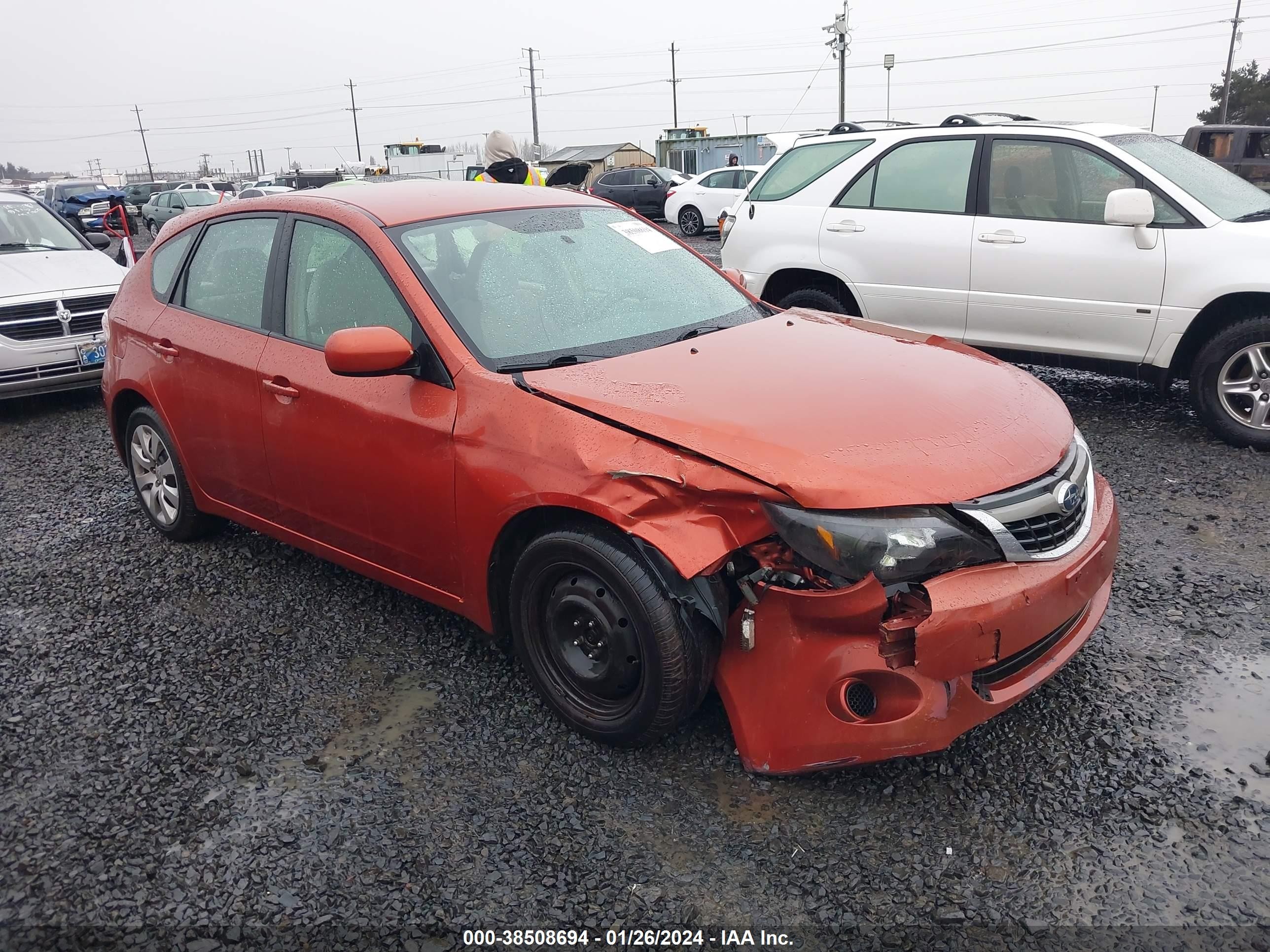 SUBARU IMPREZA 2009 jf1gh61629h800610