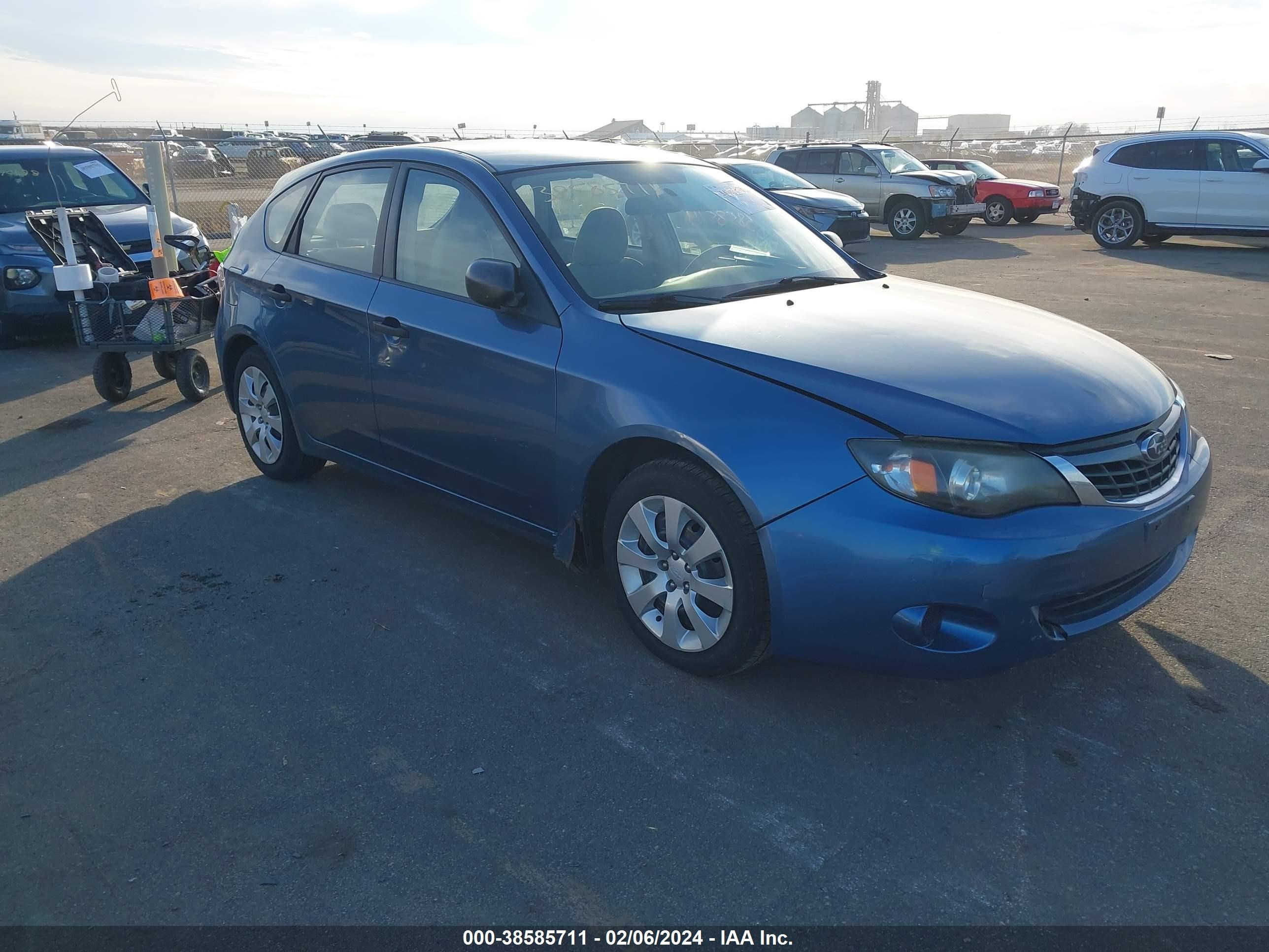 SUBARU IMPREZA 2008 jf1gh61638h835168