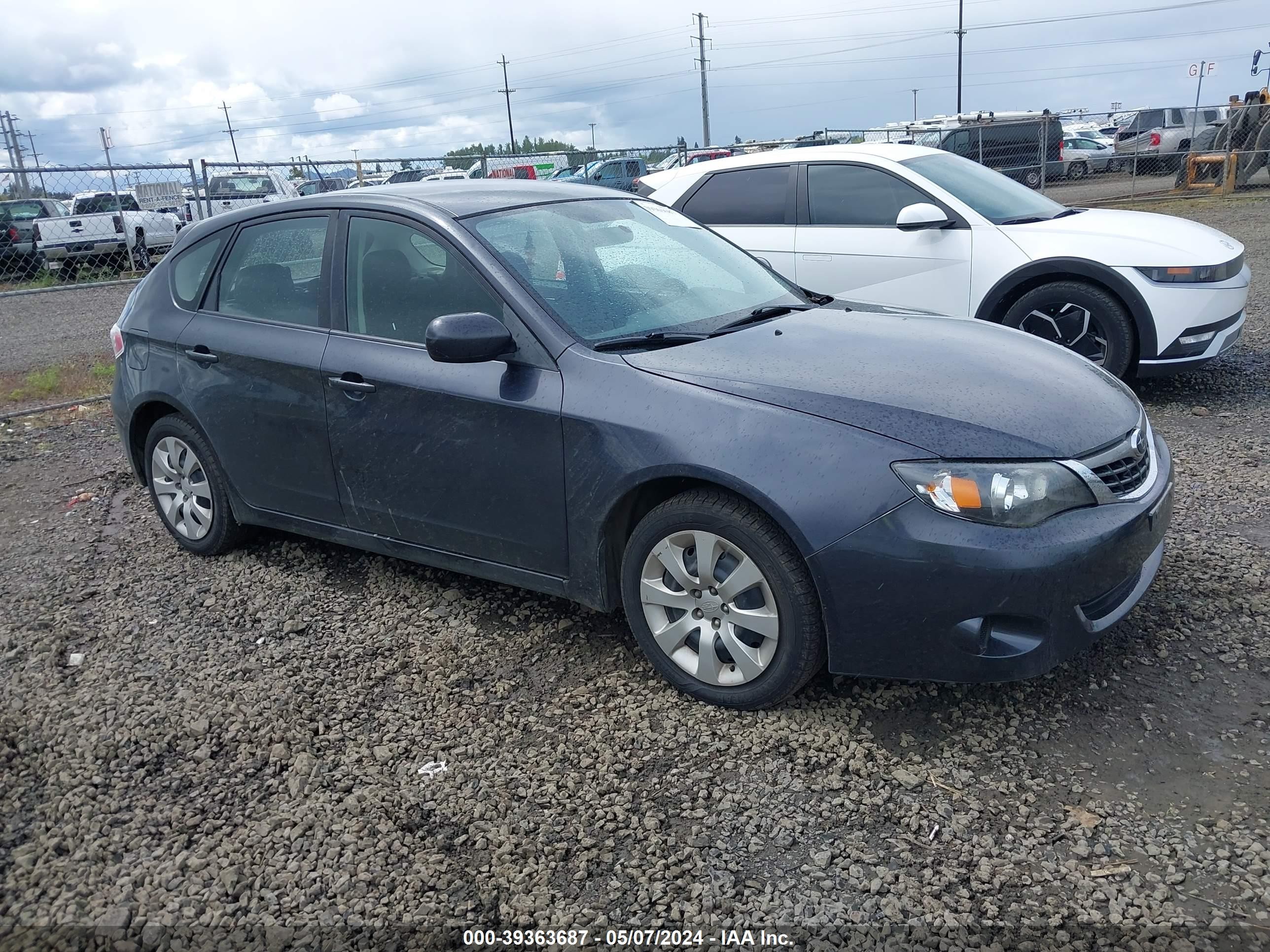 SUBARU IMPREZA 2009 jf1gh61639h815181