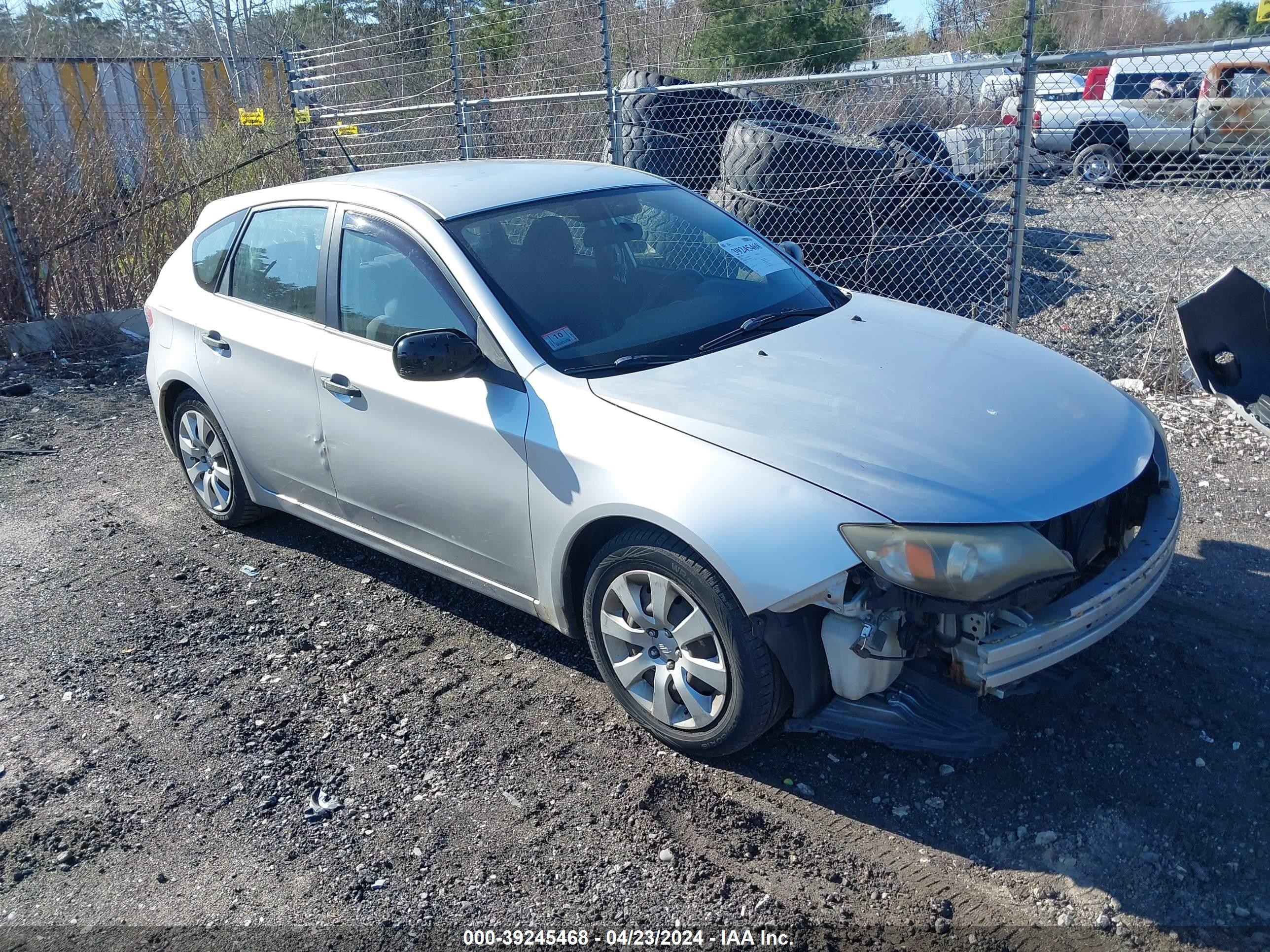 SUBARU IMPREZA 2008 jf1gh61648h806357