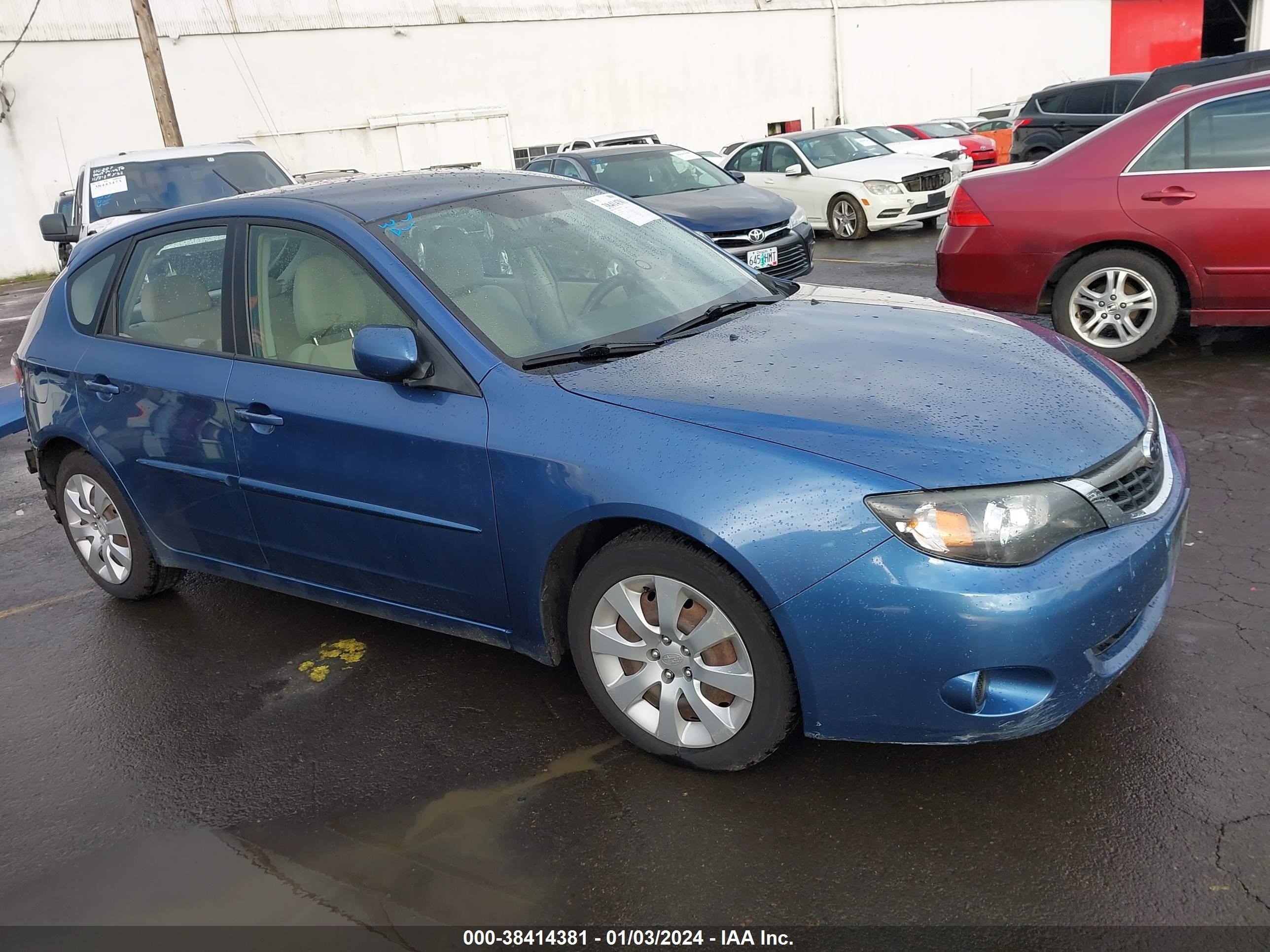 SUBARU IMPREZA 2009 jf1gh61649h810748