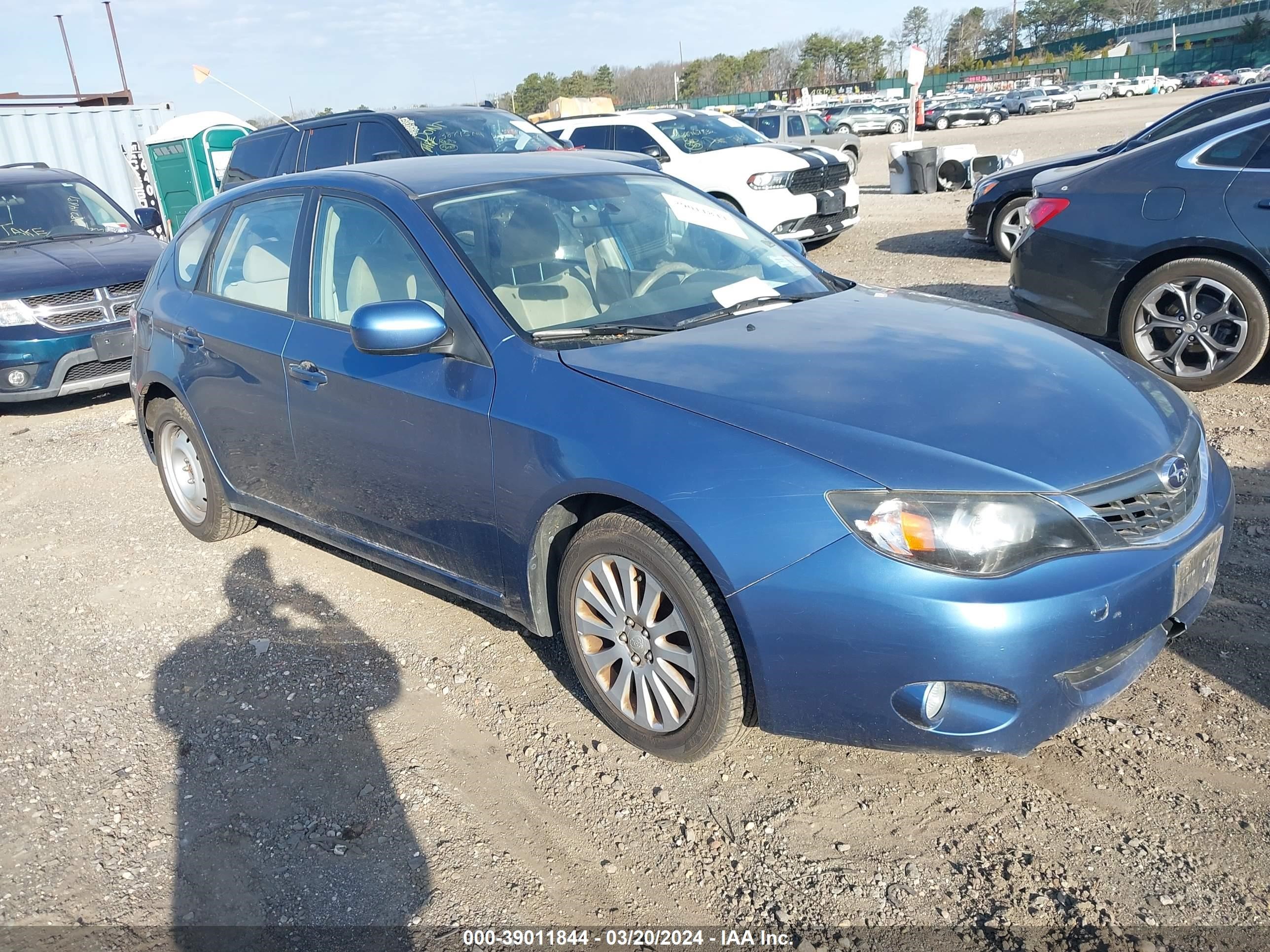 SUBARU IMPREZA 2008 jf1gh61658g817972