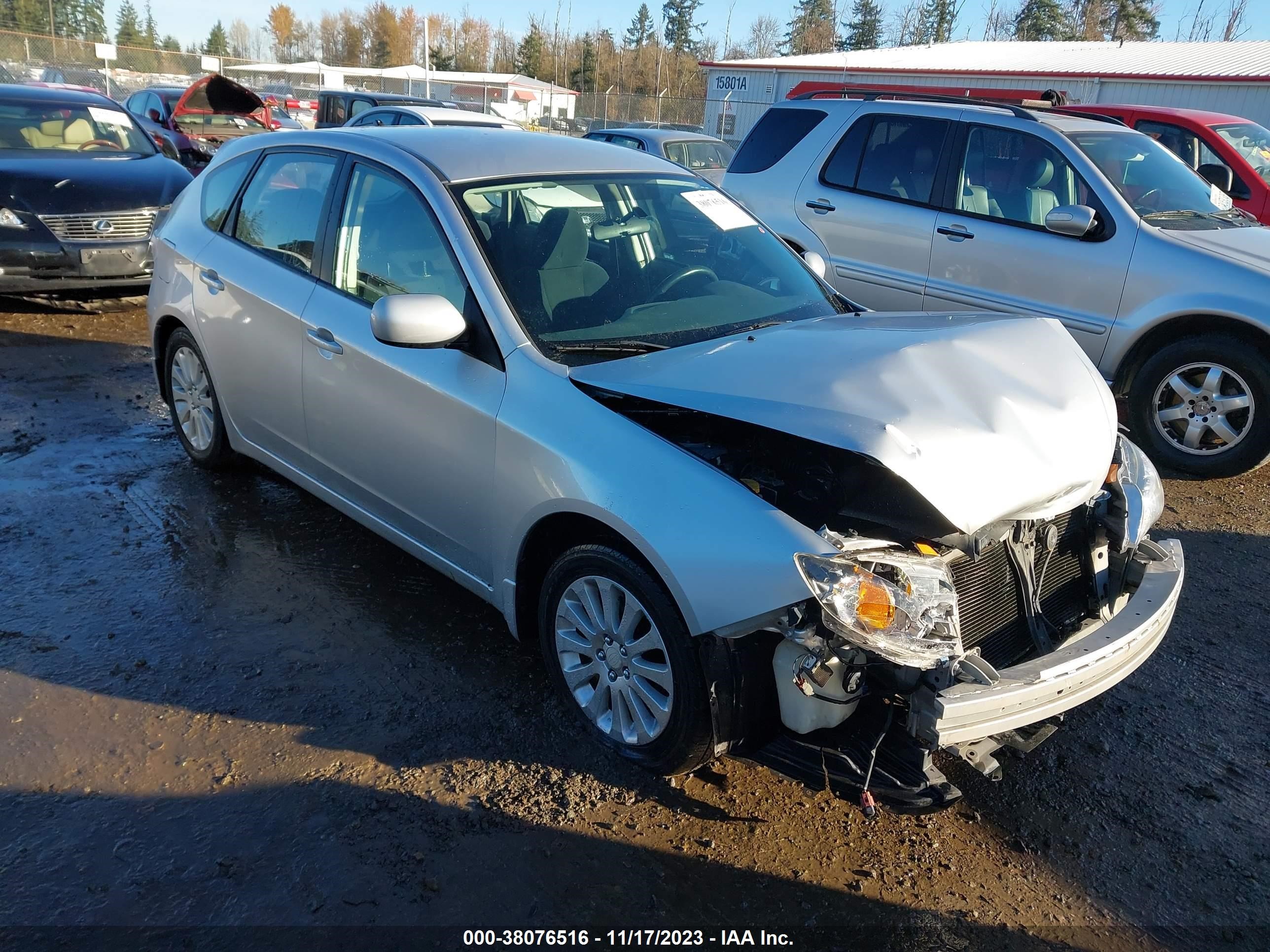 SUBARU IMPREZA 2008 jf1gh61698g818512