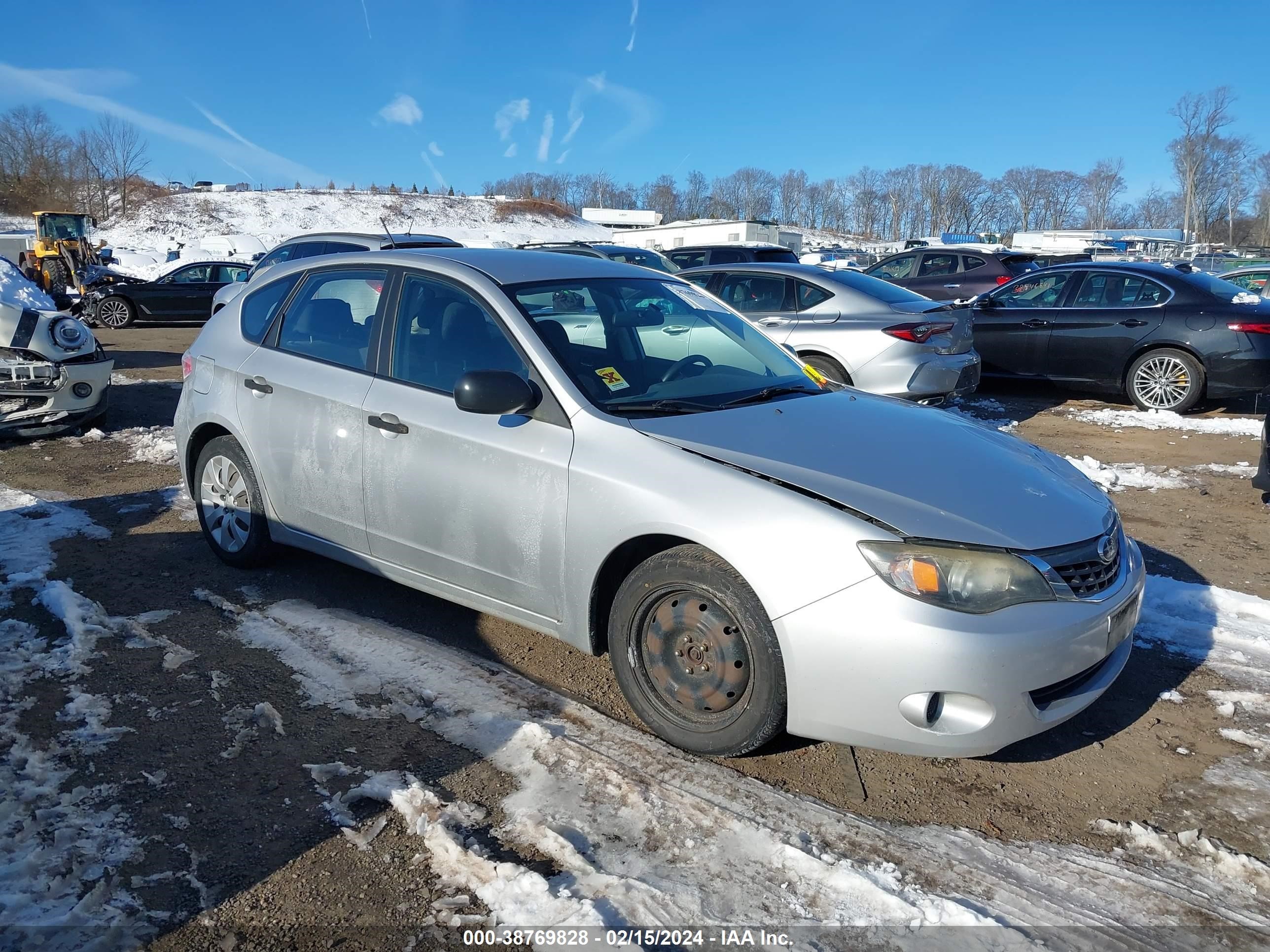 SUBARU IMPREZA 2008 jf1gh61698h816379