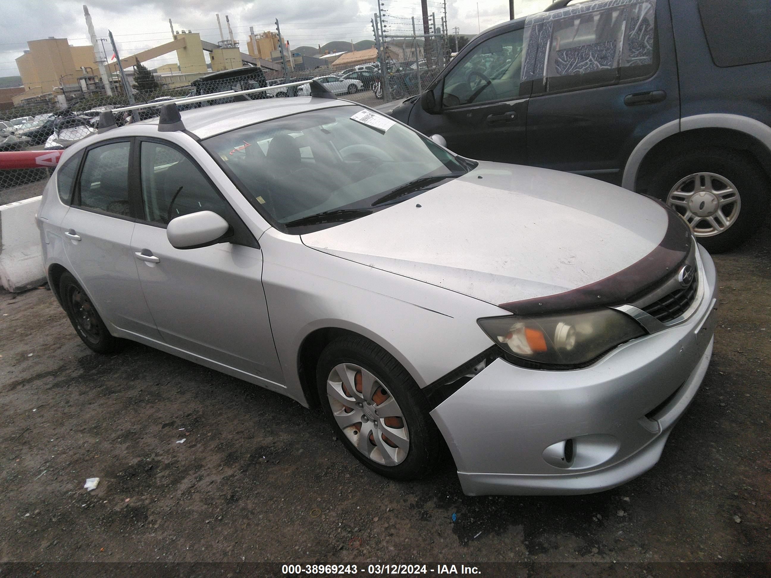 SUBARU IMPREZA 2009 jf1gh61699h800488