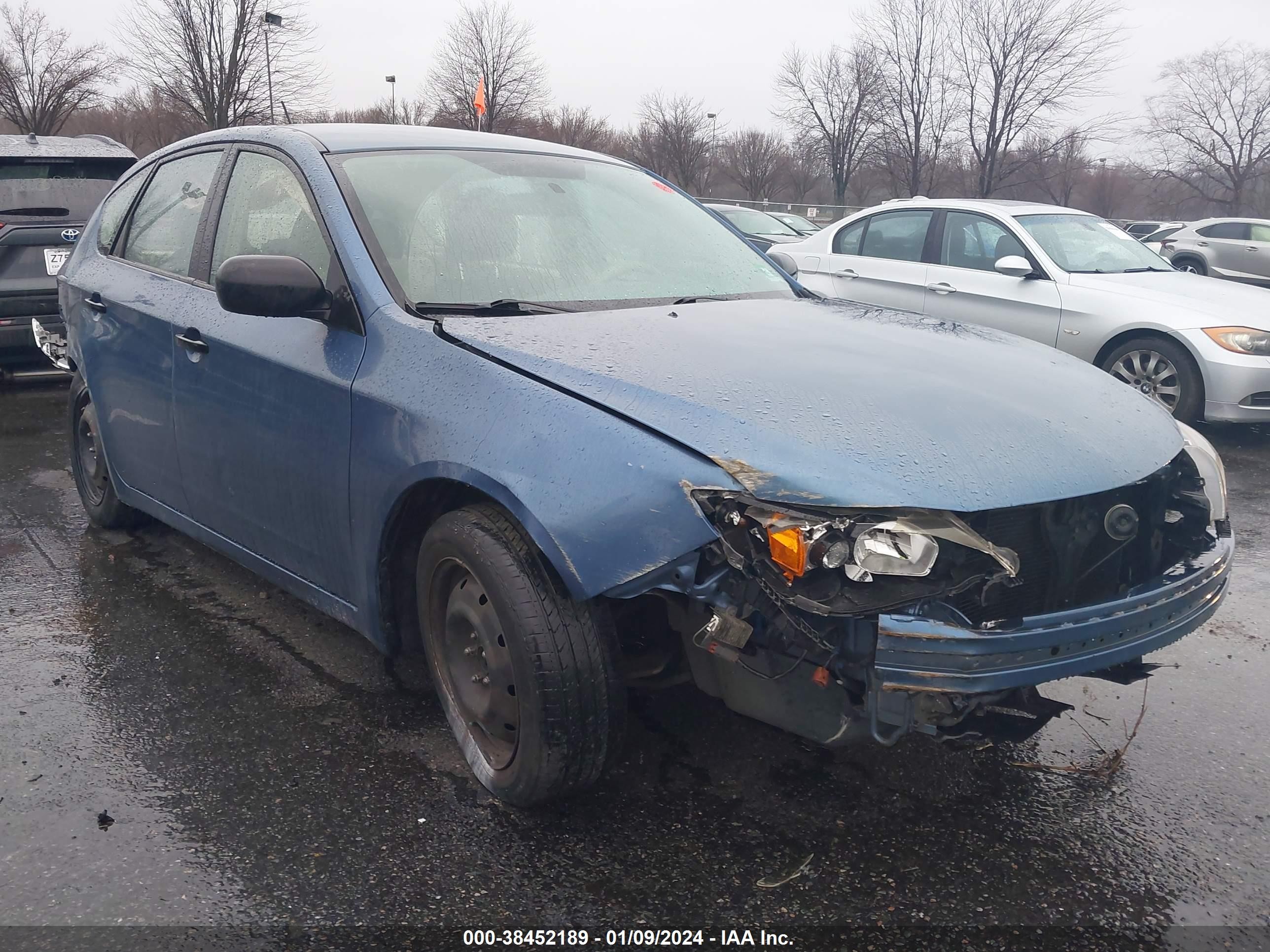 SUBARU IMPREZA 2008 jf1gh616x8g807731