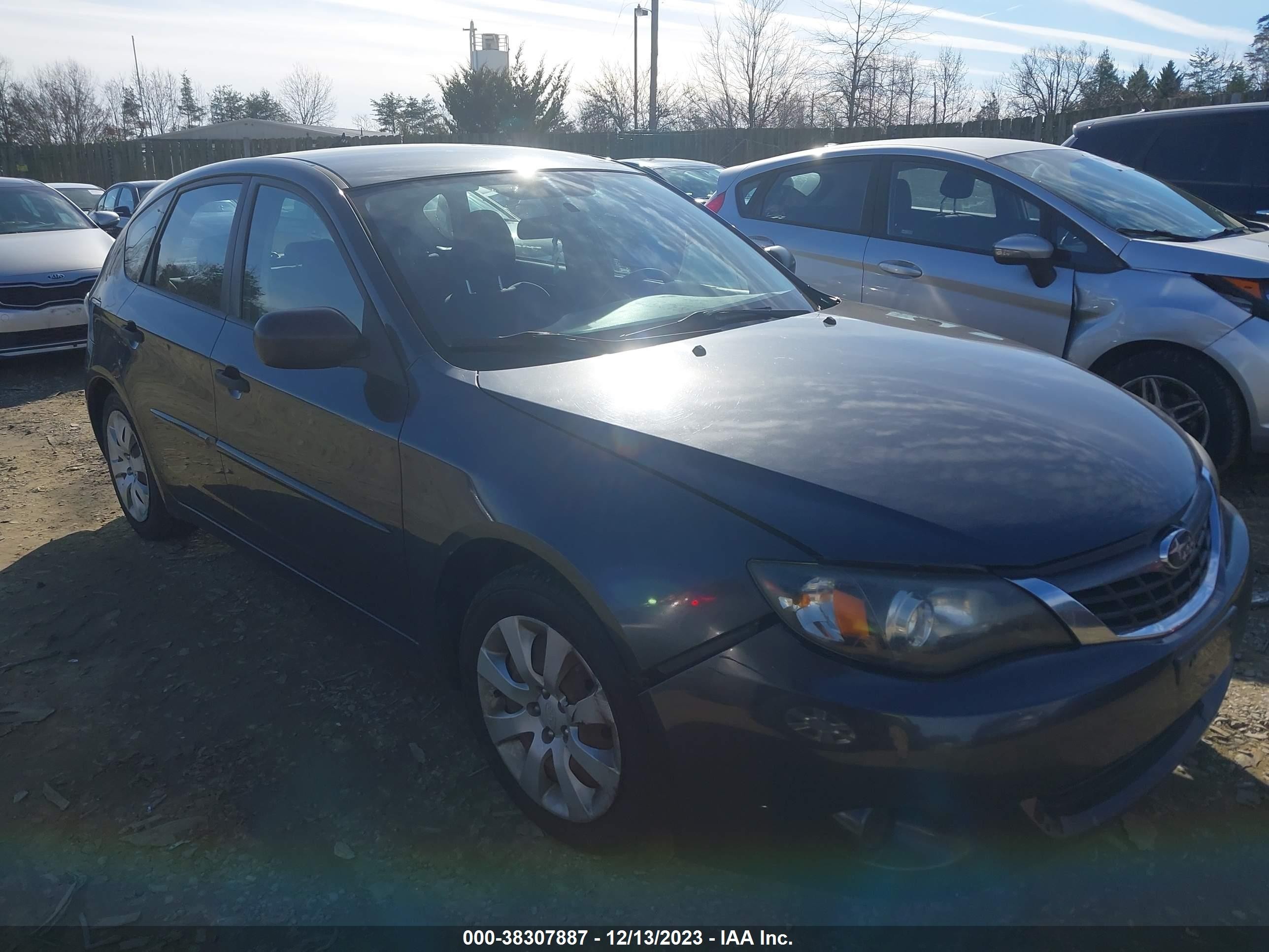 SUBARU IMPREZA 2008 jf1gh616x8h828573