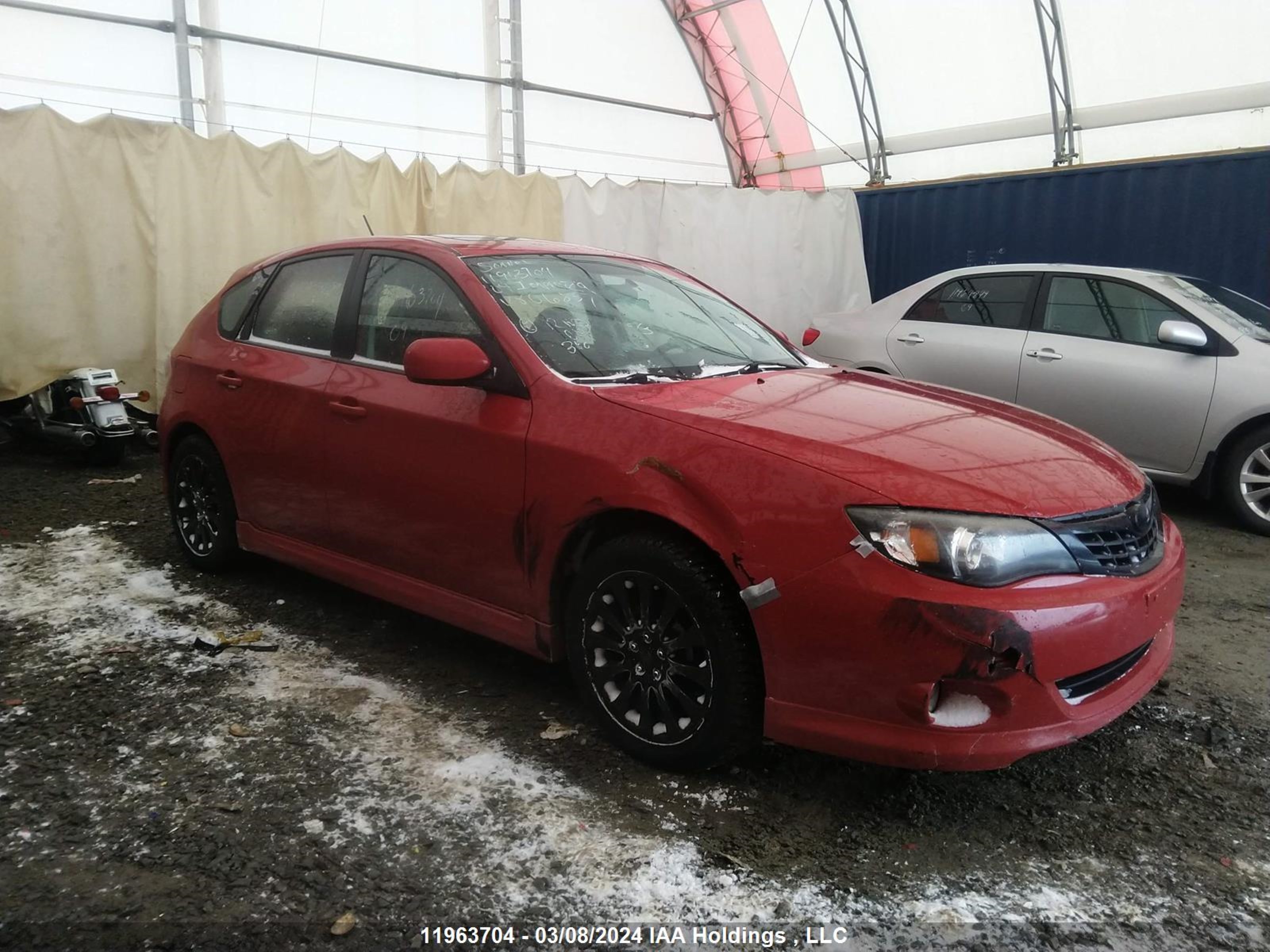 SUBARU IMPREZA 2009 jf1gh62659g806857