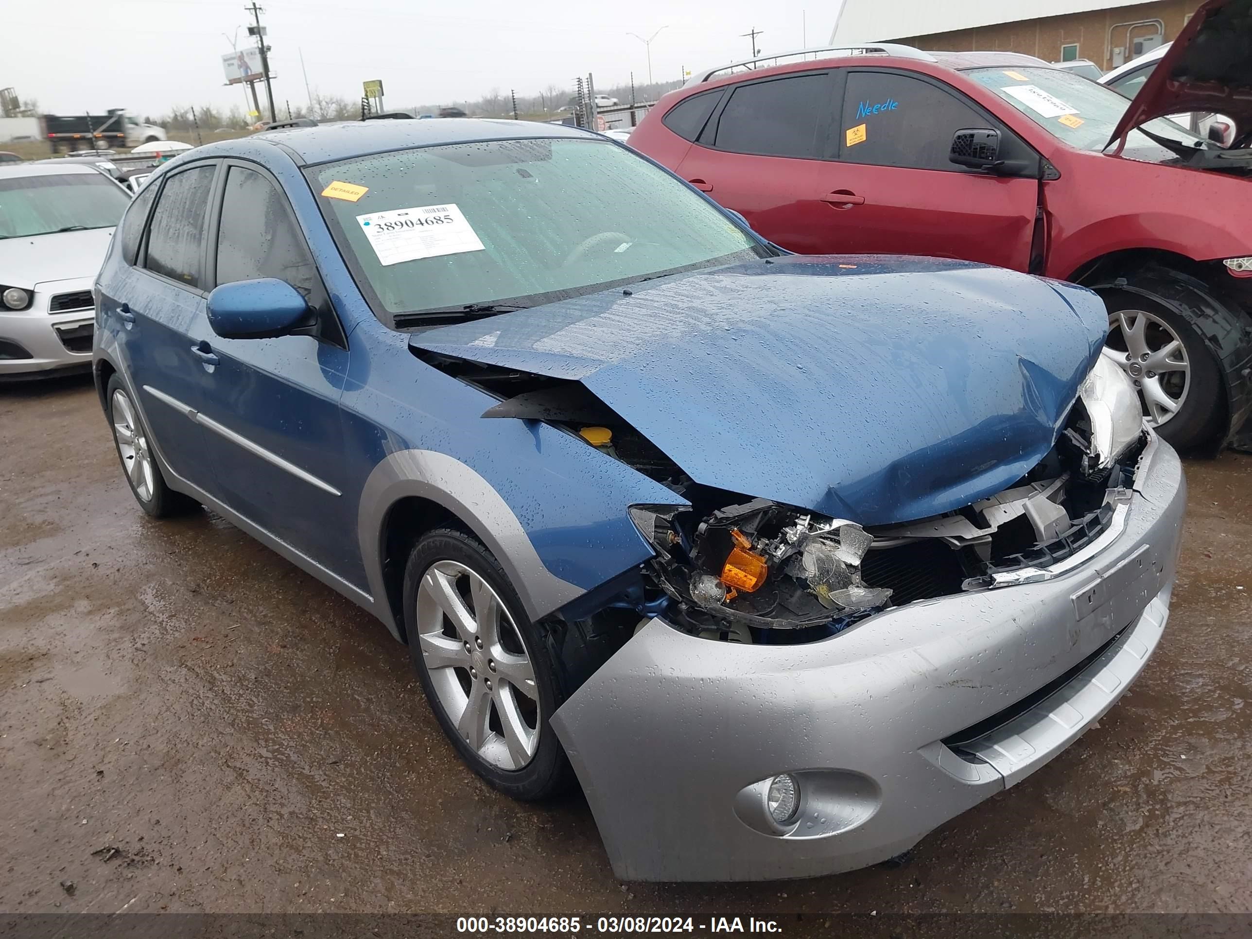 SUBARU IMPREZA OU 2008 jf1gh63618h800772