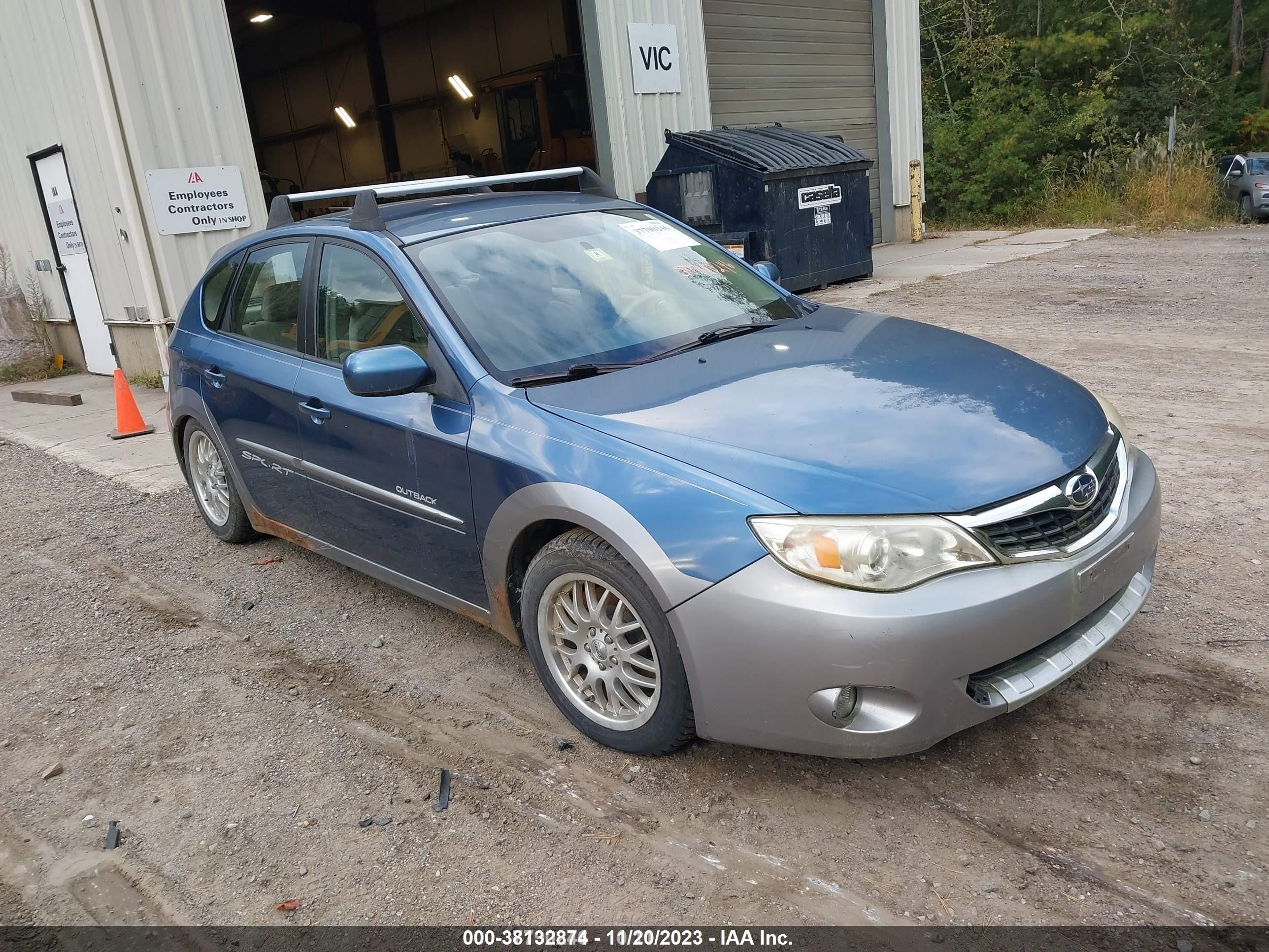 SUBARU IMPREZA 2008 jf1gh63668h835498