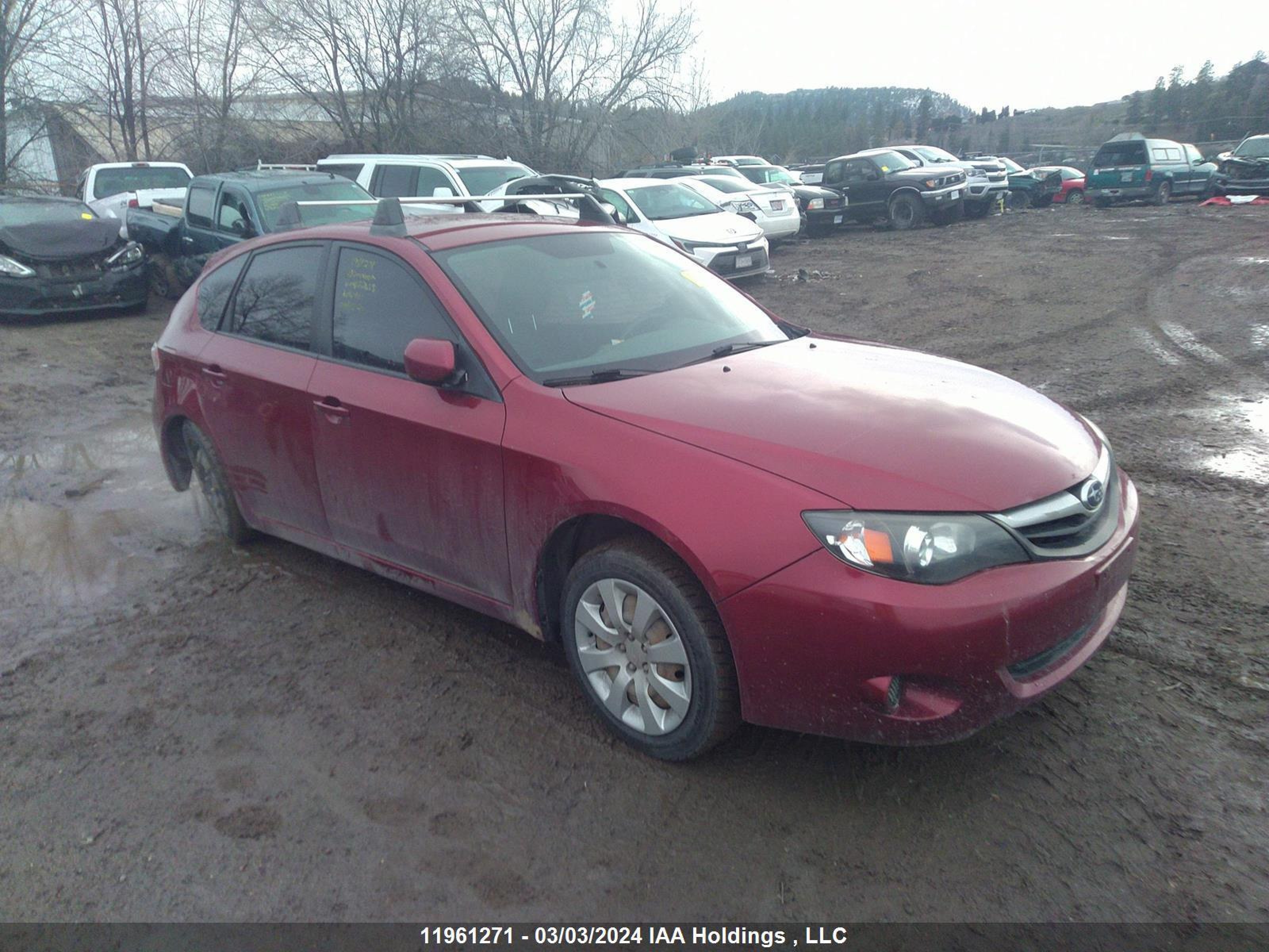 SUBARU IMPREZA 2011 jf1gh6a69bg800213