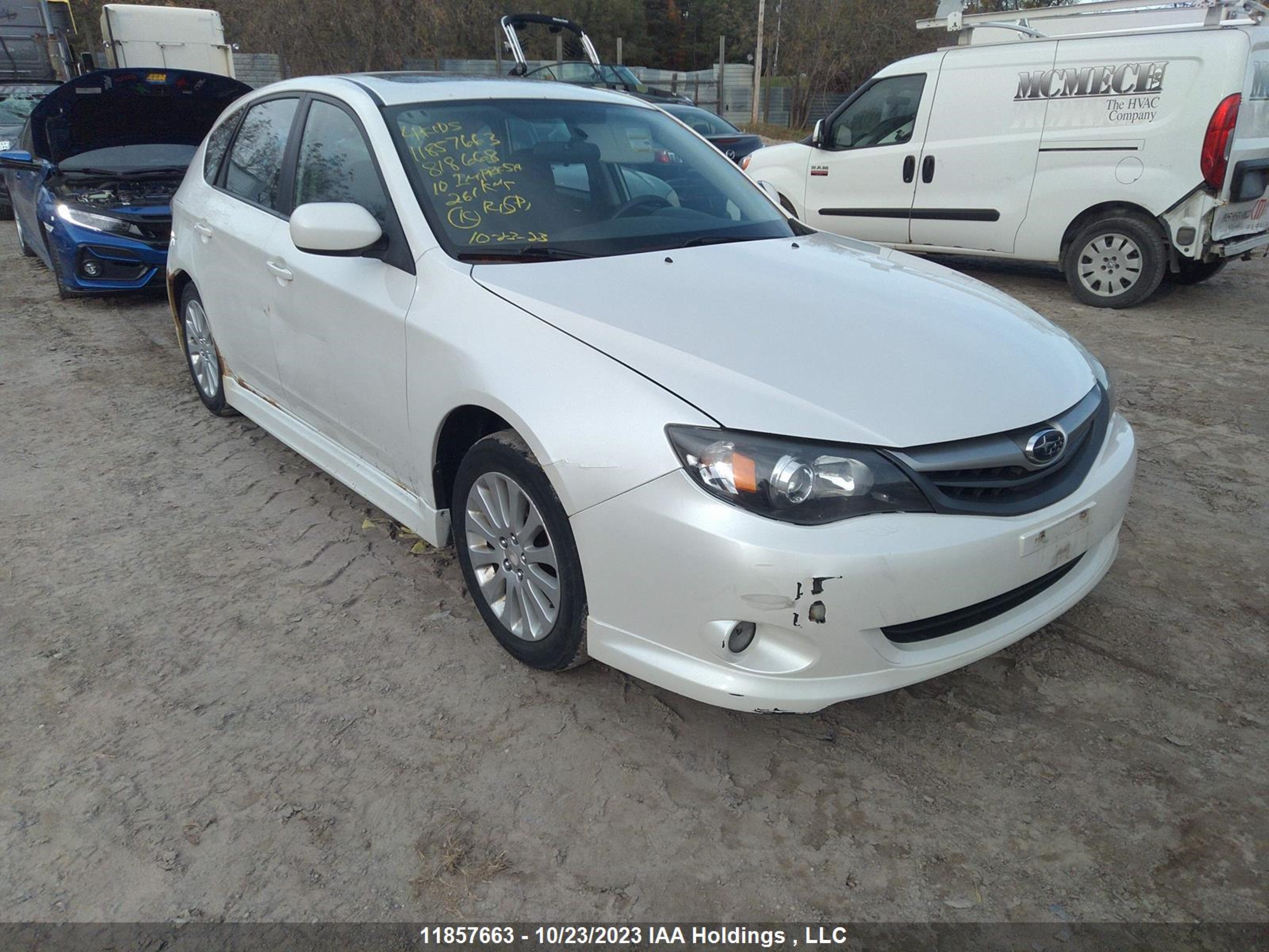 SUBARU IMPREZA 2010 jf1gh6c60ah818668