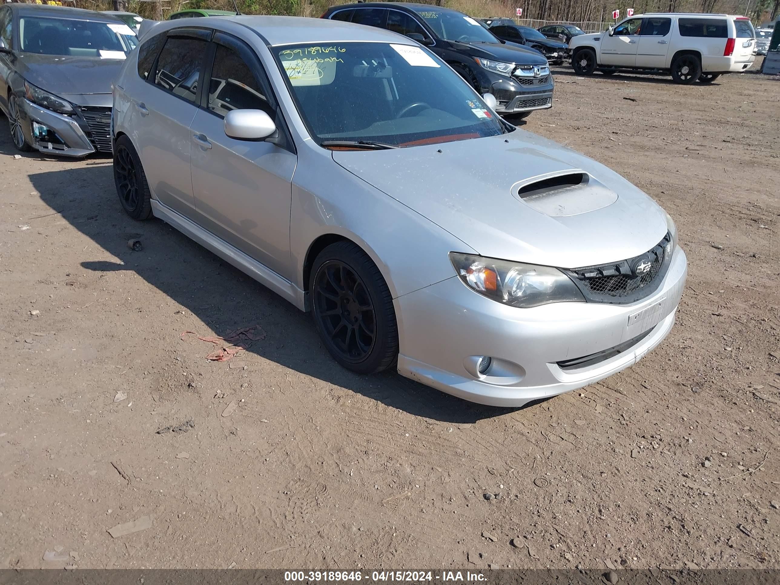 SUBARU IMPREZA 2008 jf1gh75628h823948