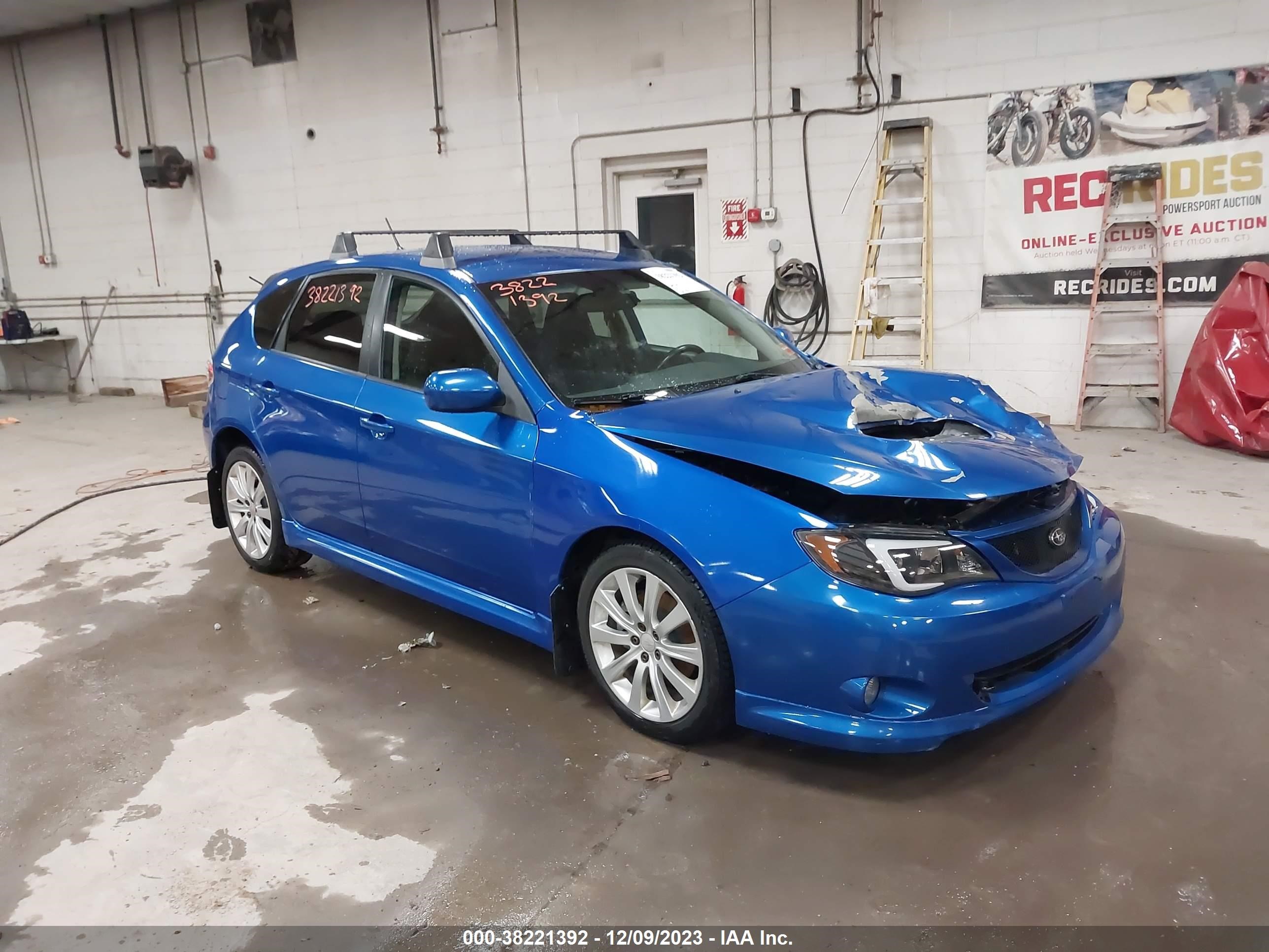 SUBARU IMPREZA 2008 jf1gh75698h813868