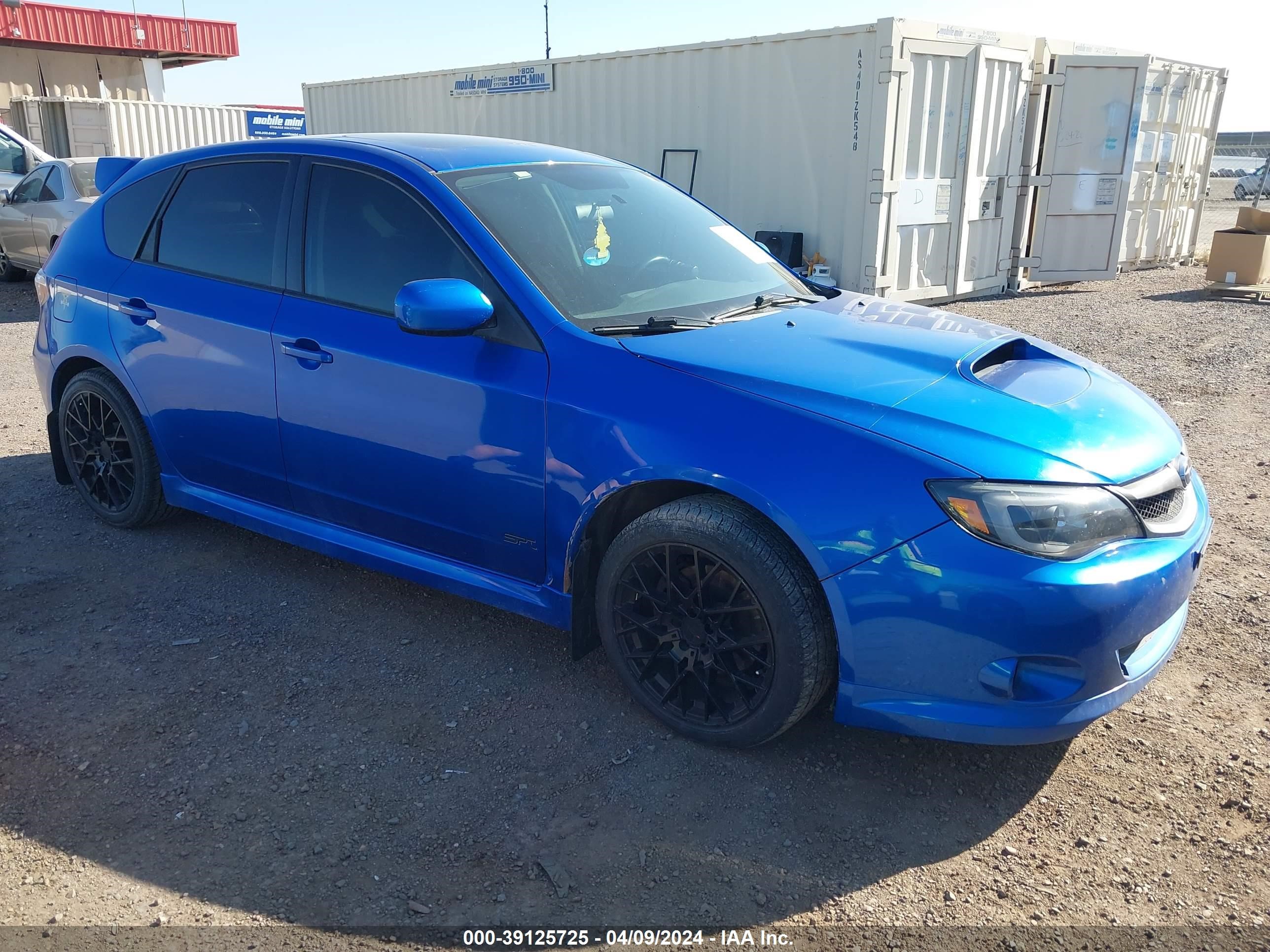 SUBARU IMPREZA 2009 jf1gh76629g826726