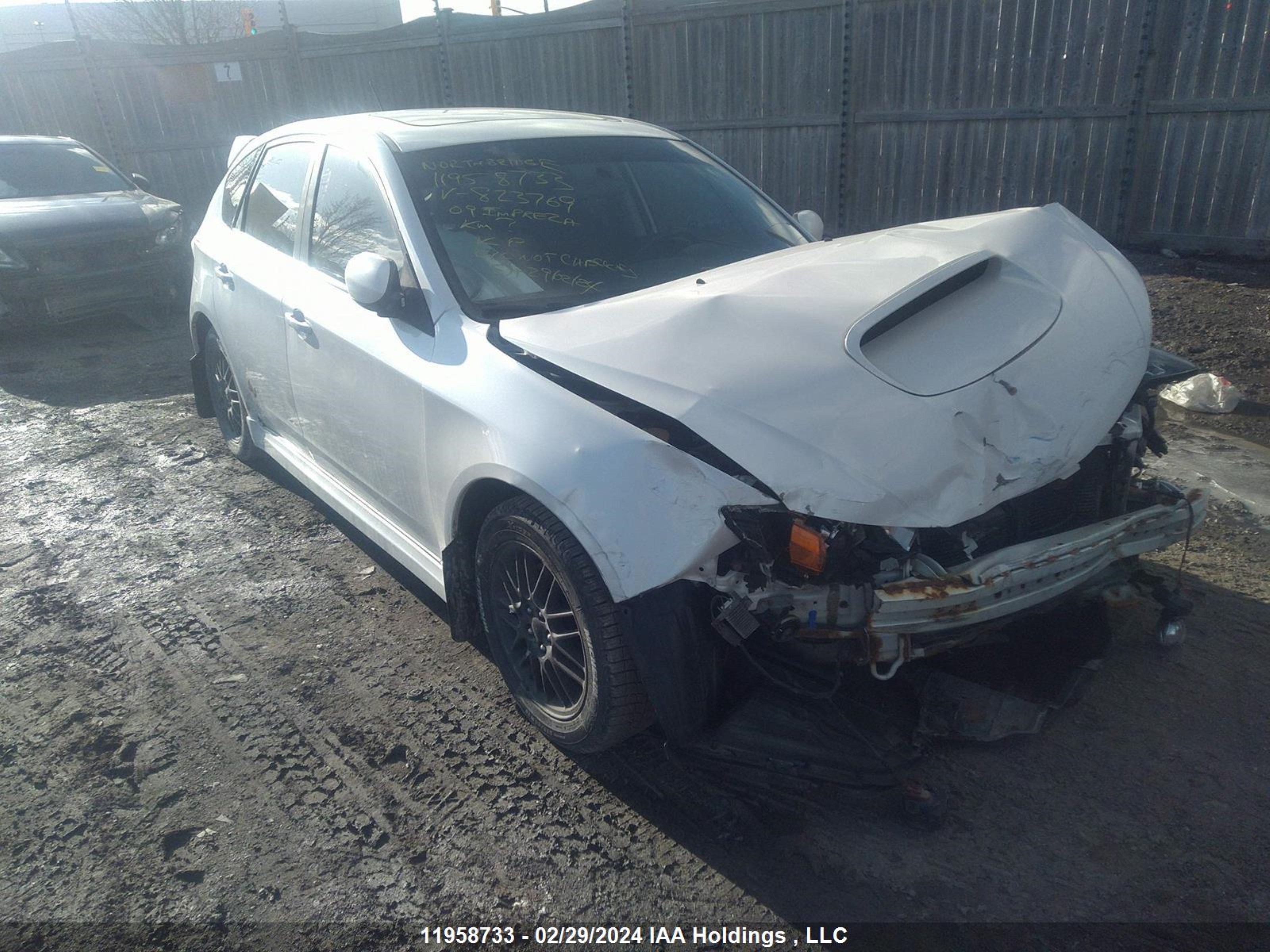 SUBARU IMPREZA 2009 jf1gh76659g823769