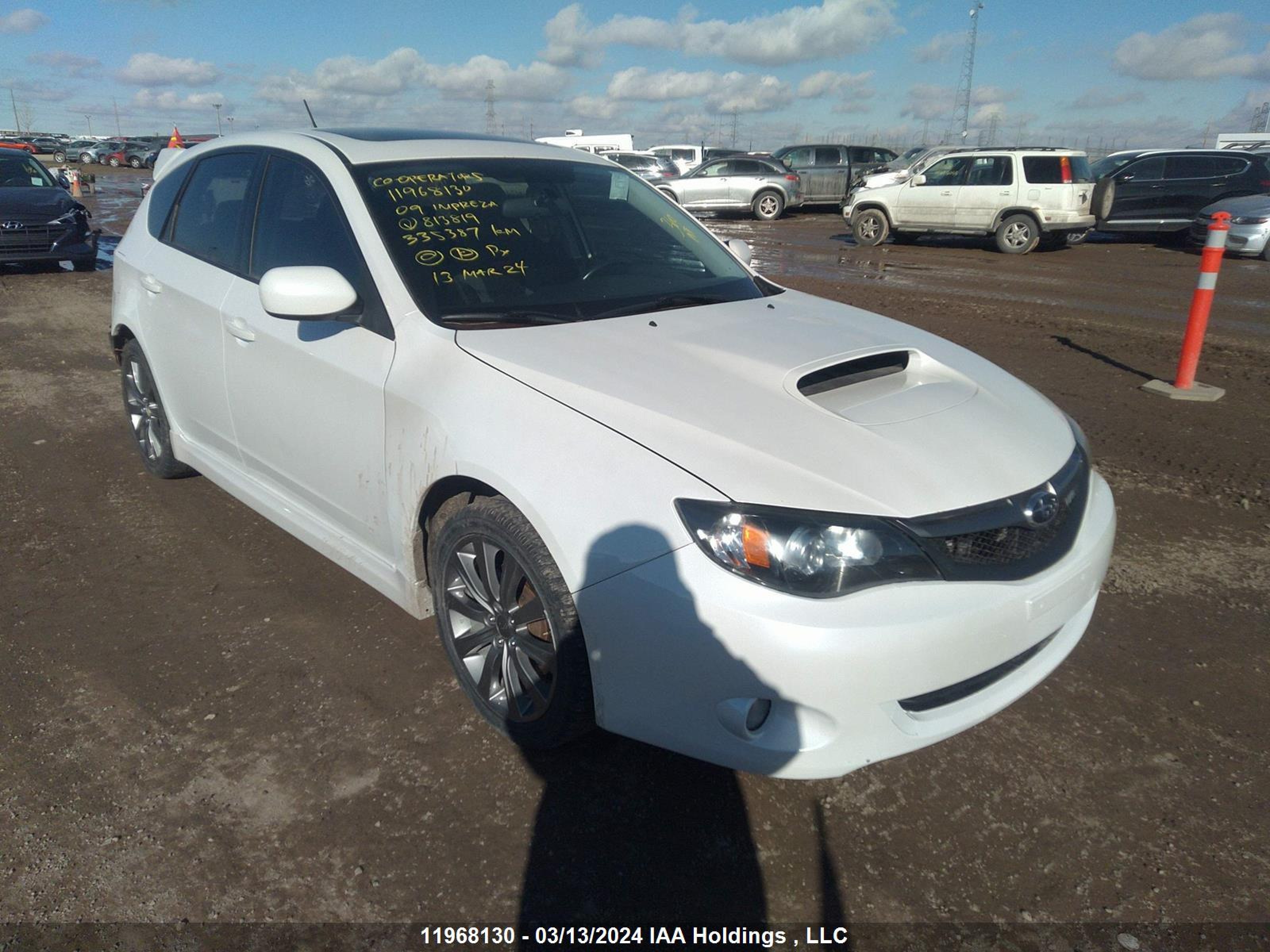 SUBARU IMPREZA 2009 jf1gh766x9g813819