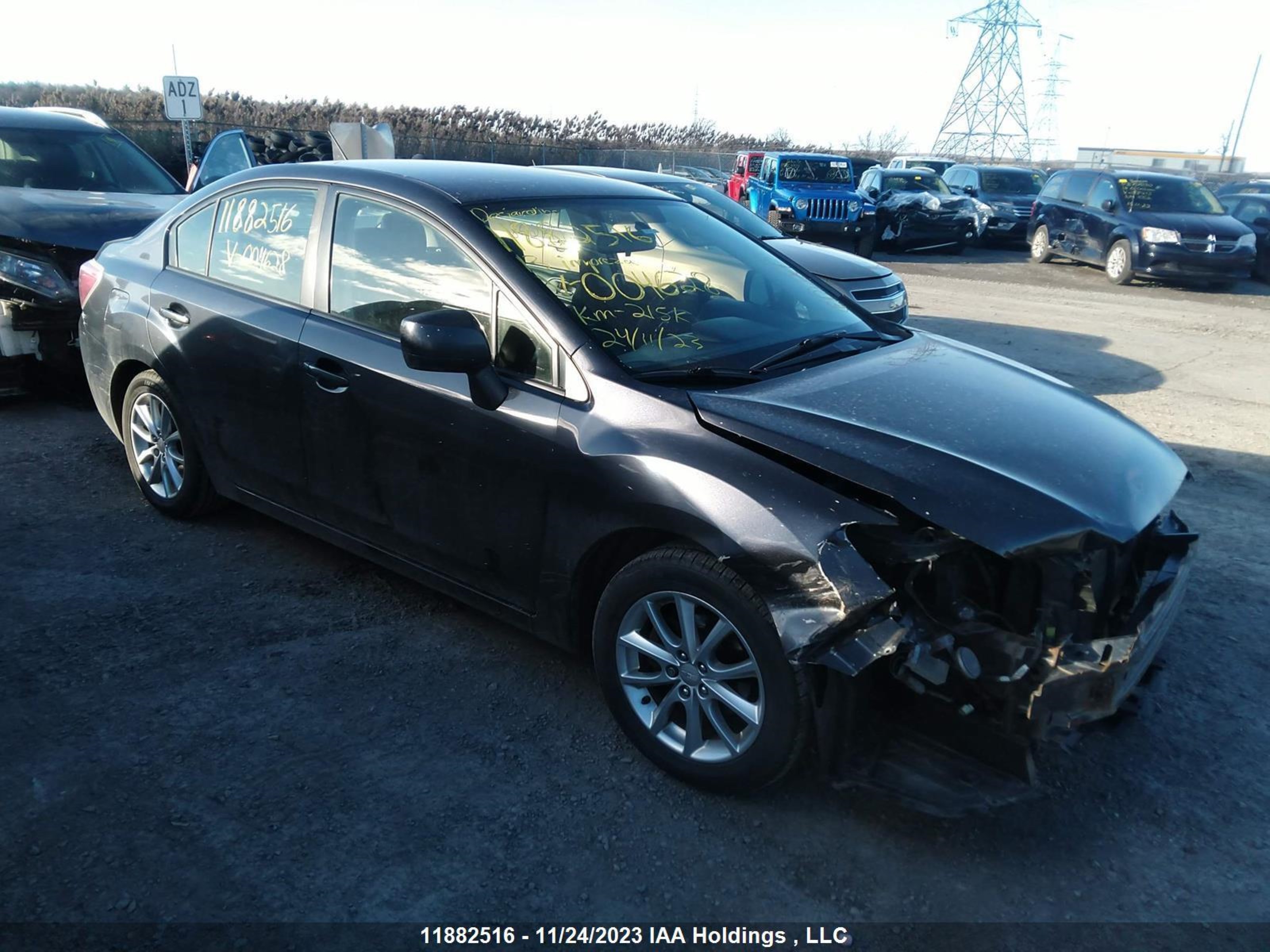 SUBARU IMPREZA 2013 jf1gjac60dh004628