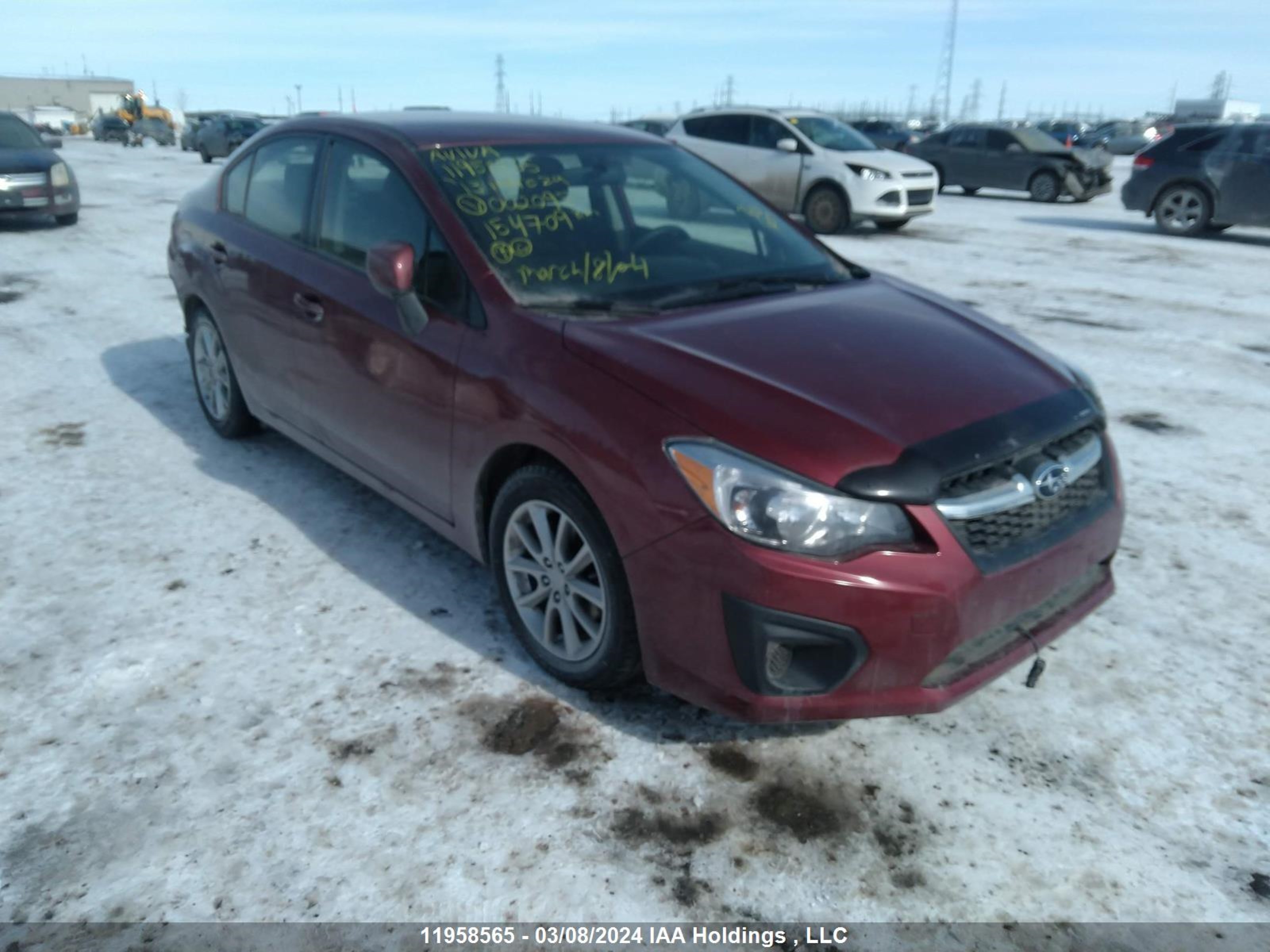 SUBARU IMPREZA 2013 jf1gjac63dh002095