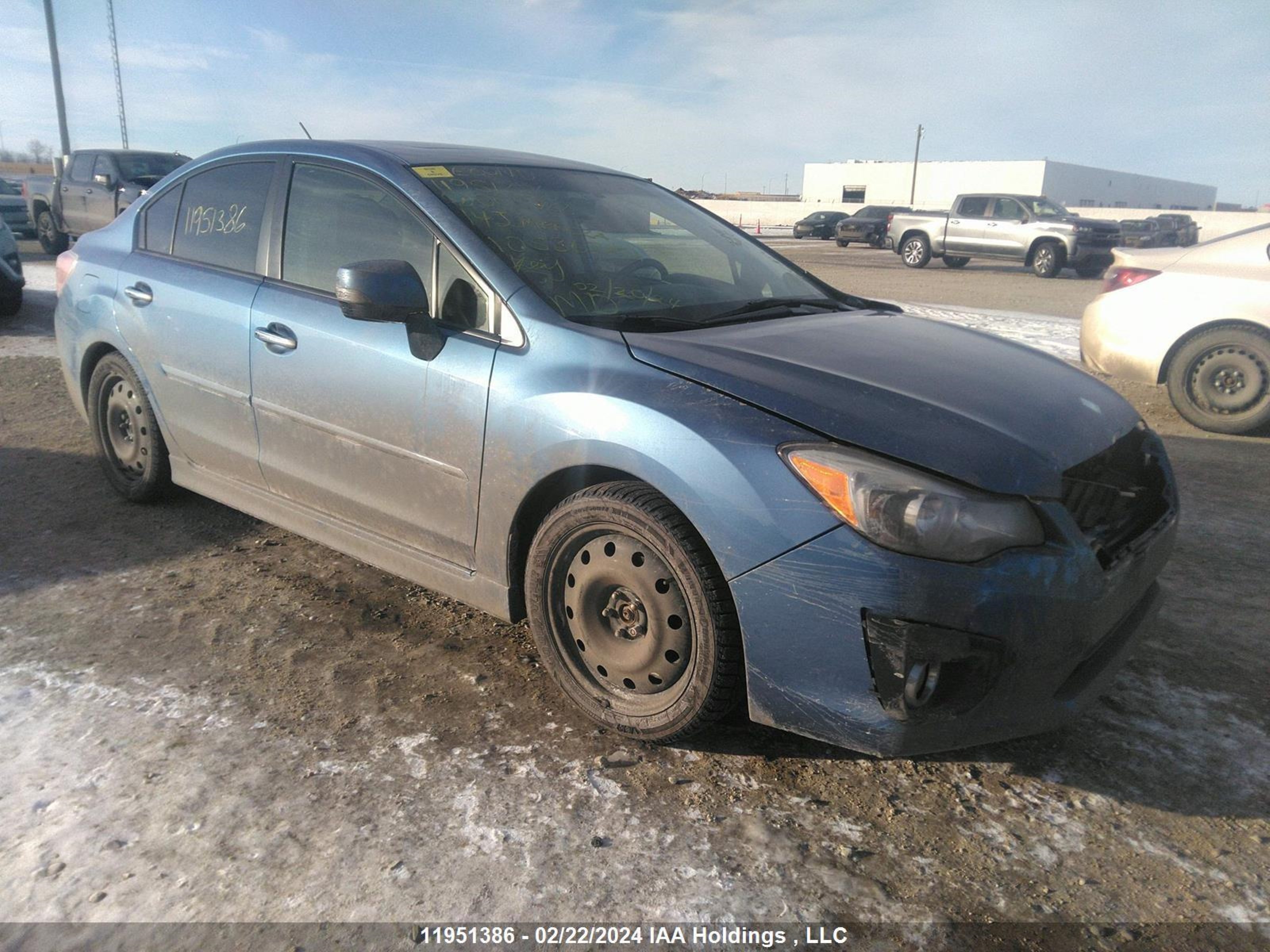 SUBARU IMPREZA 2014 jf1gjak62eh005766