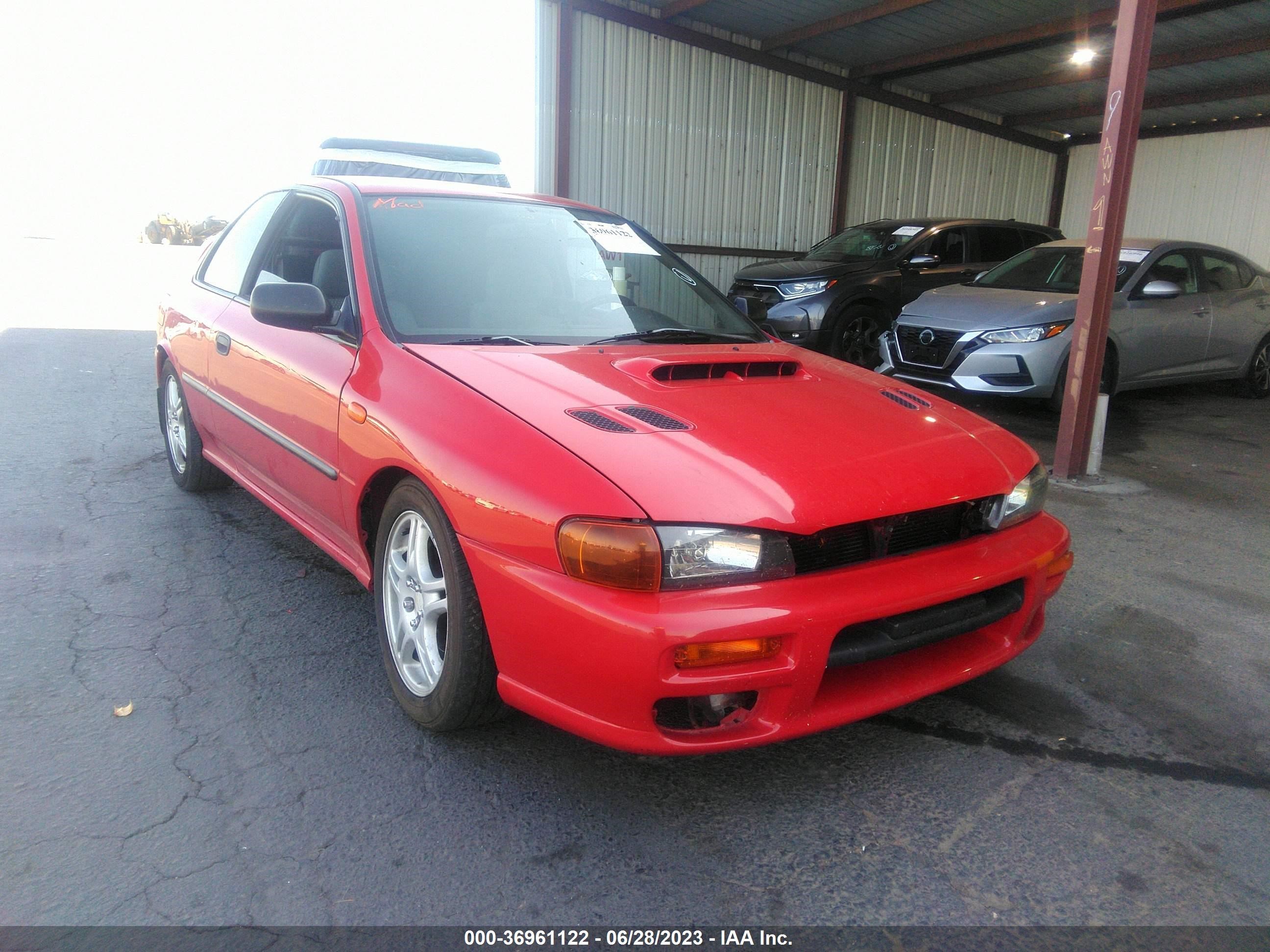 SUBARU IMPREZA 1998 jf1gm4352wg403307