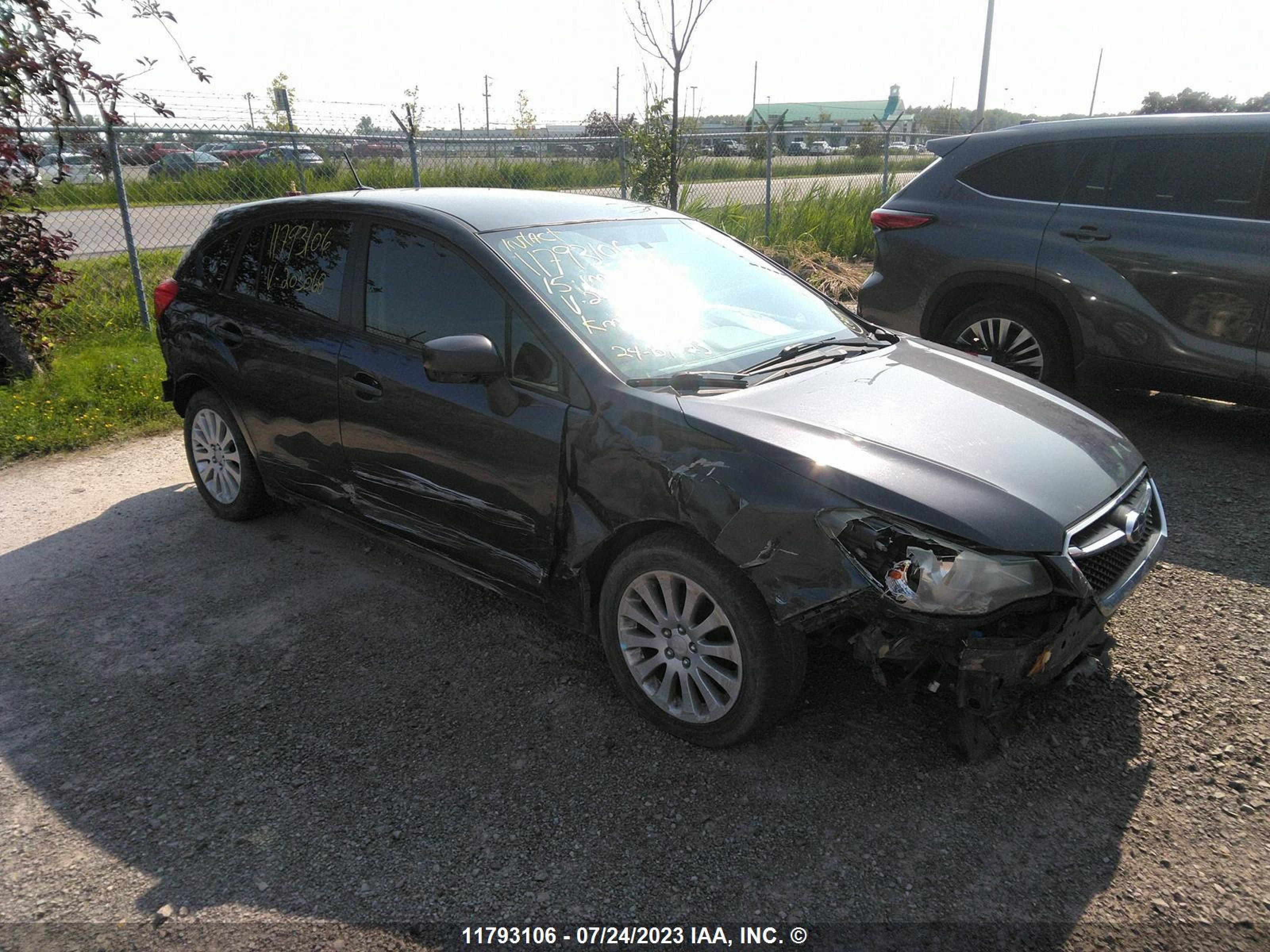 SUBARU IMPREZA 2015 jf1gpac66fh203068