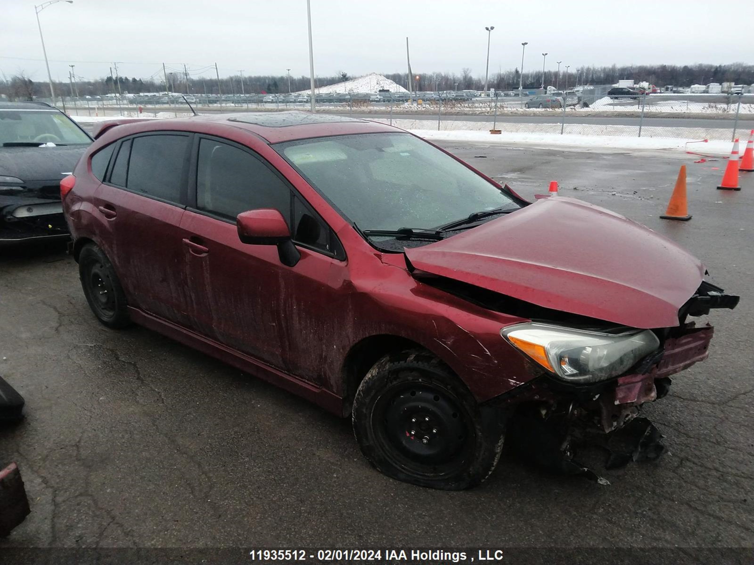 SUBARU IMPREZA 2012 jf1gpad61ch206180