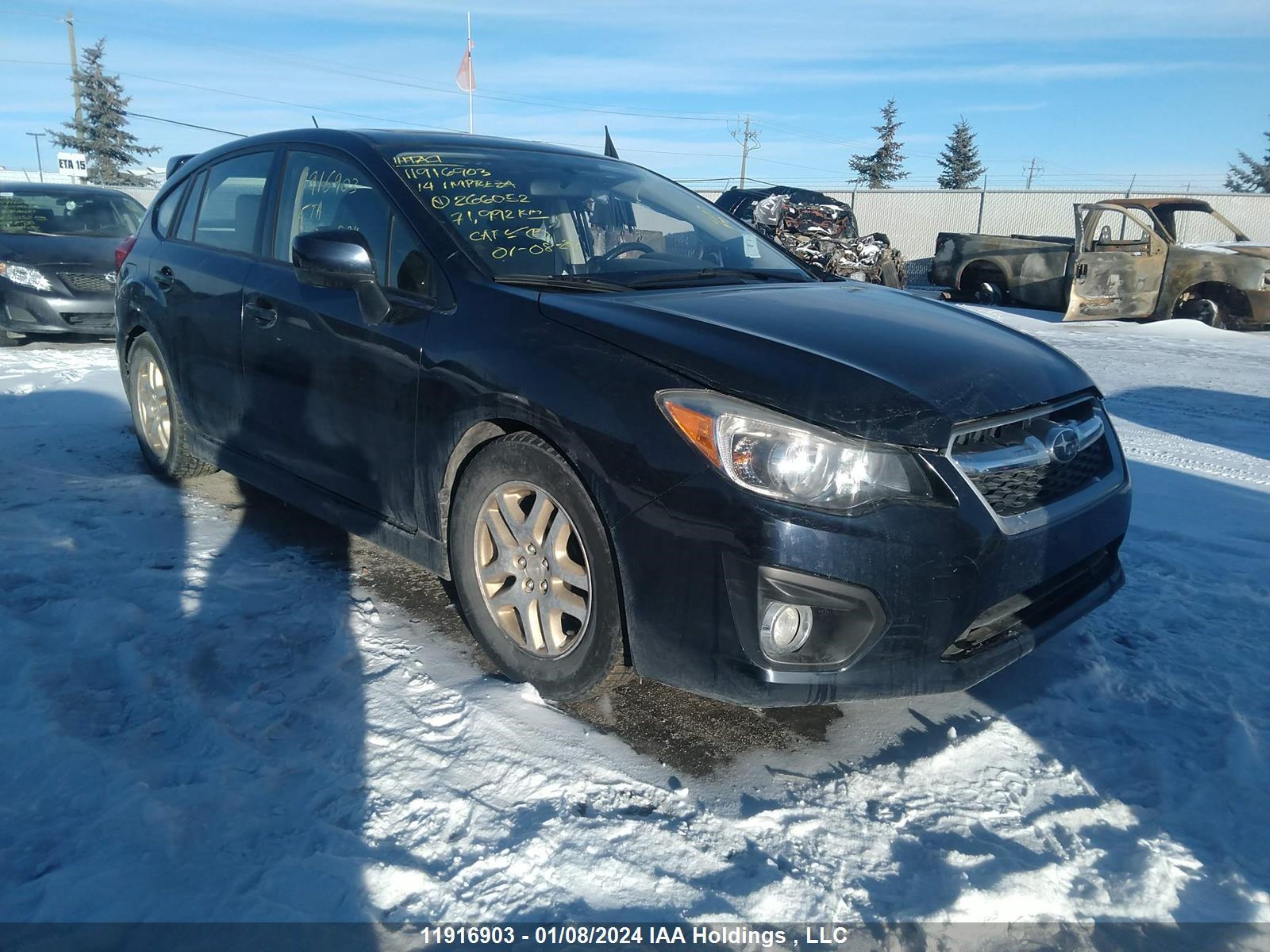 SUBARU IMPREZA 2014 jf1gpad62eh266052