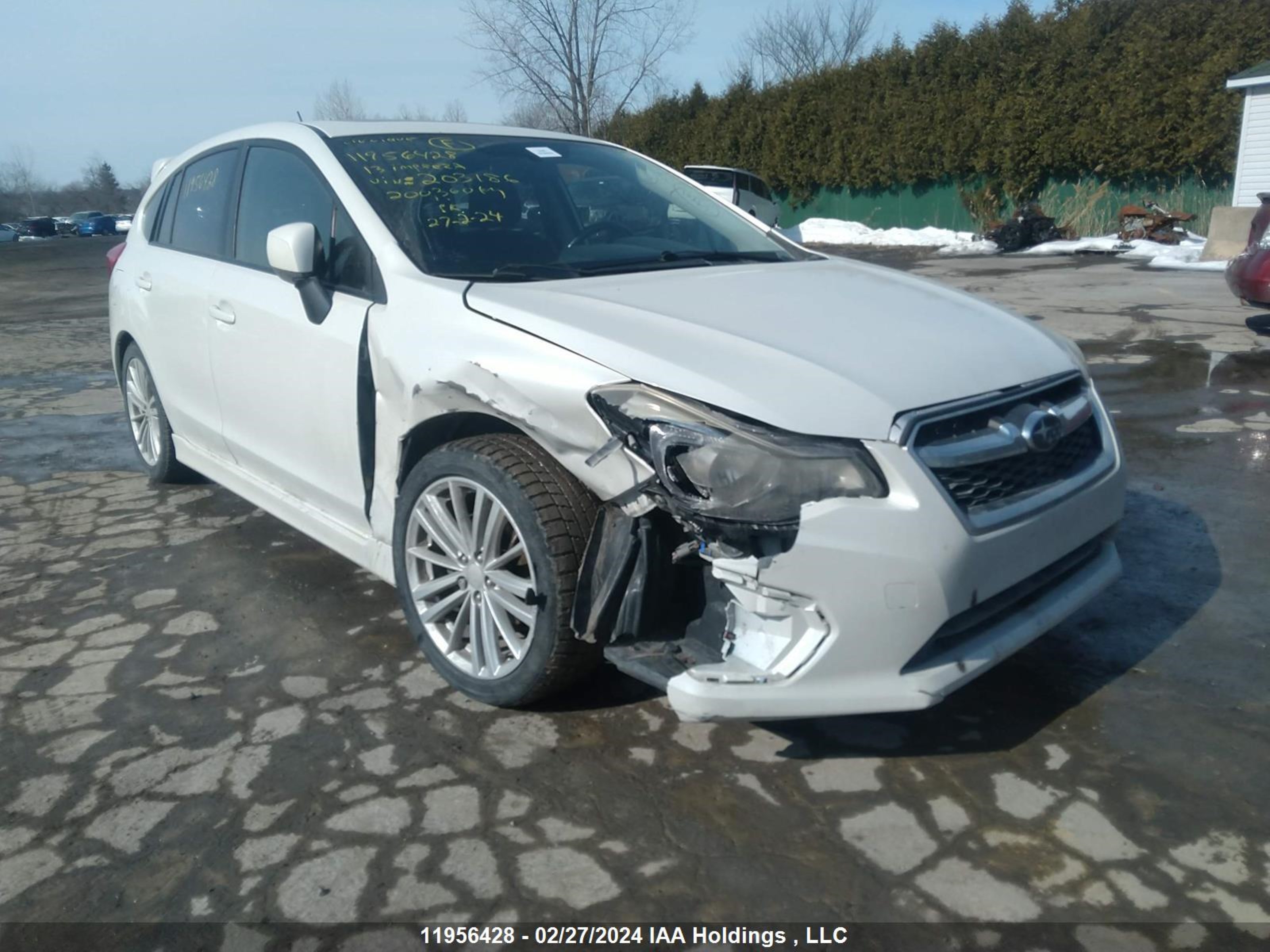 SUBARU IMPREZA 2013 jf1gpad6xdg203186