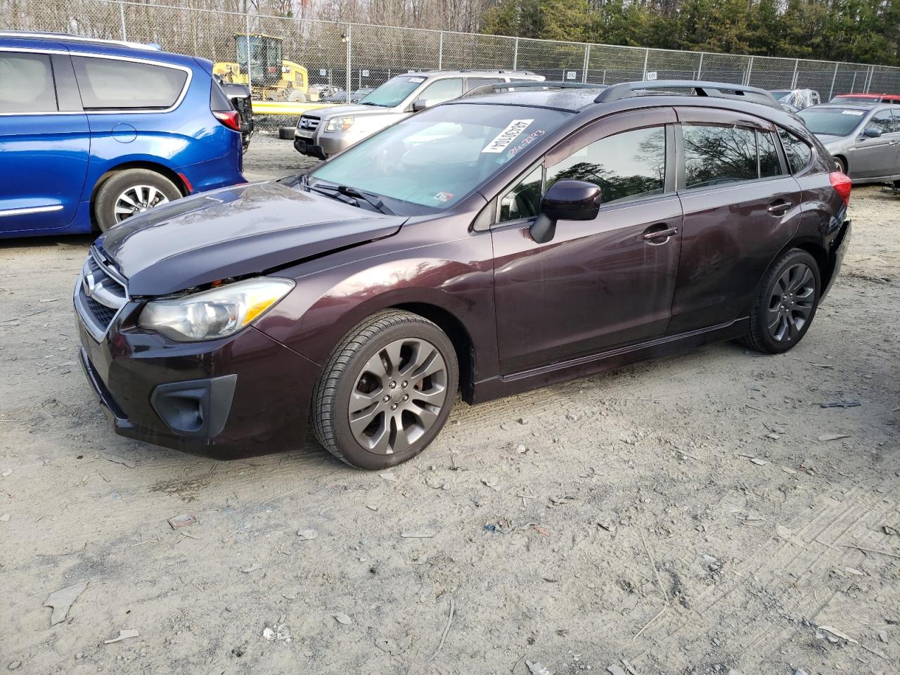 SUBARU IMPREZA 2013 jf1gpar60dh804643