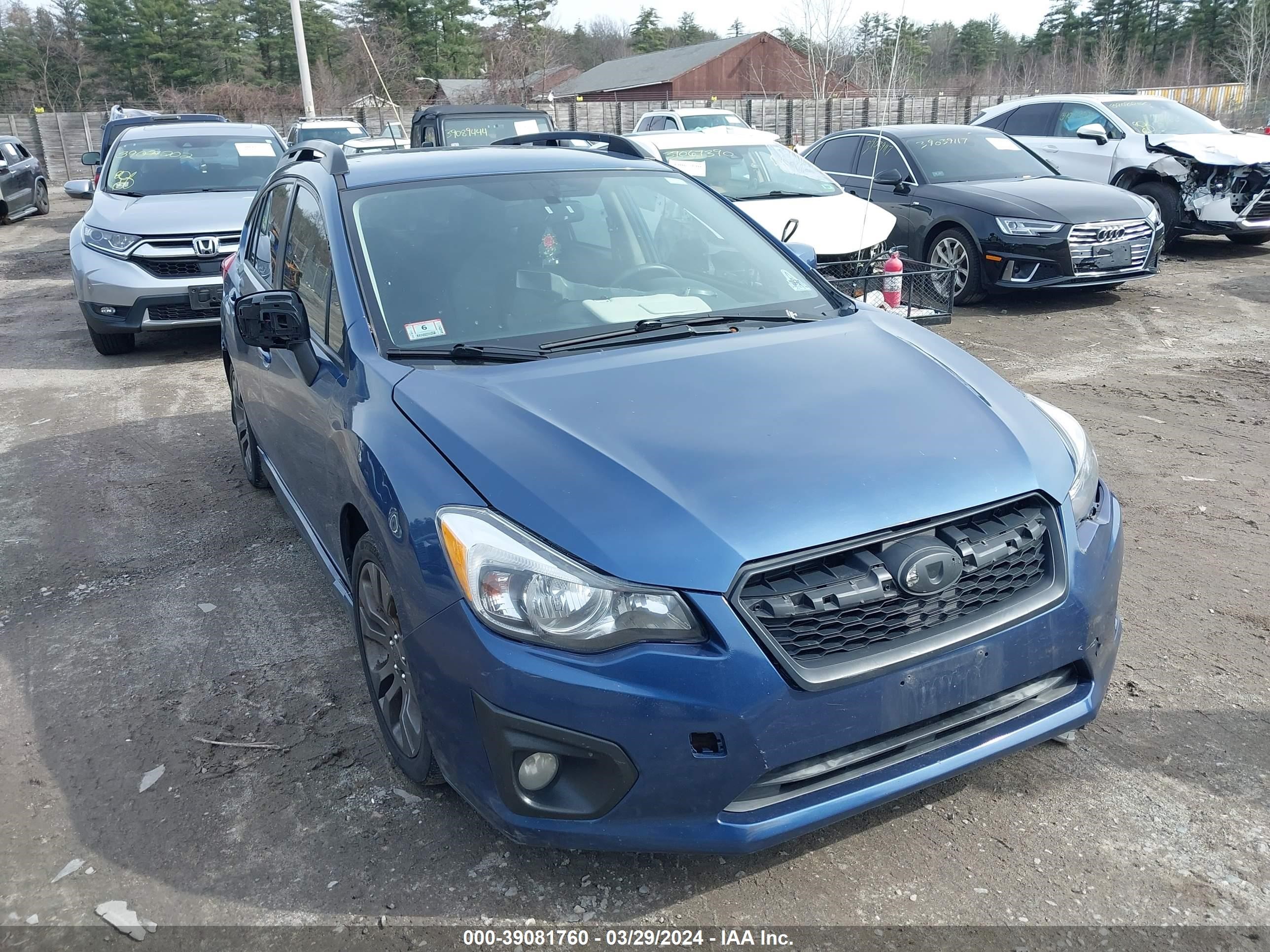 SUBARU IMPREZA 2012 jf1gpar6xch238893