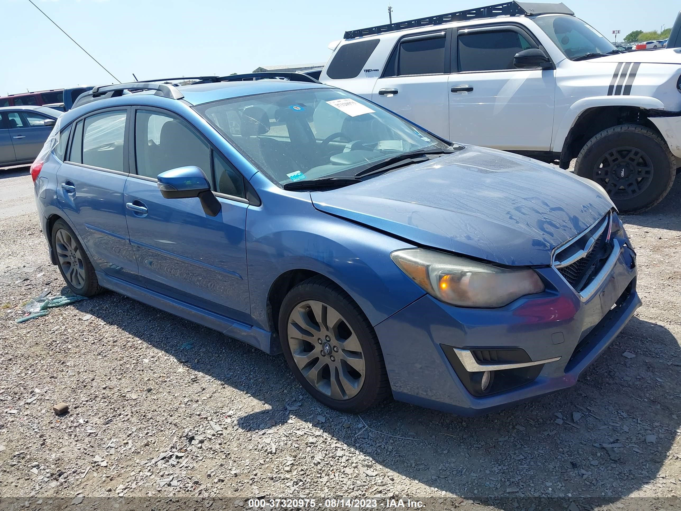 SUBARU IMPREZA 2015 jf1gpaw63f8329495