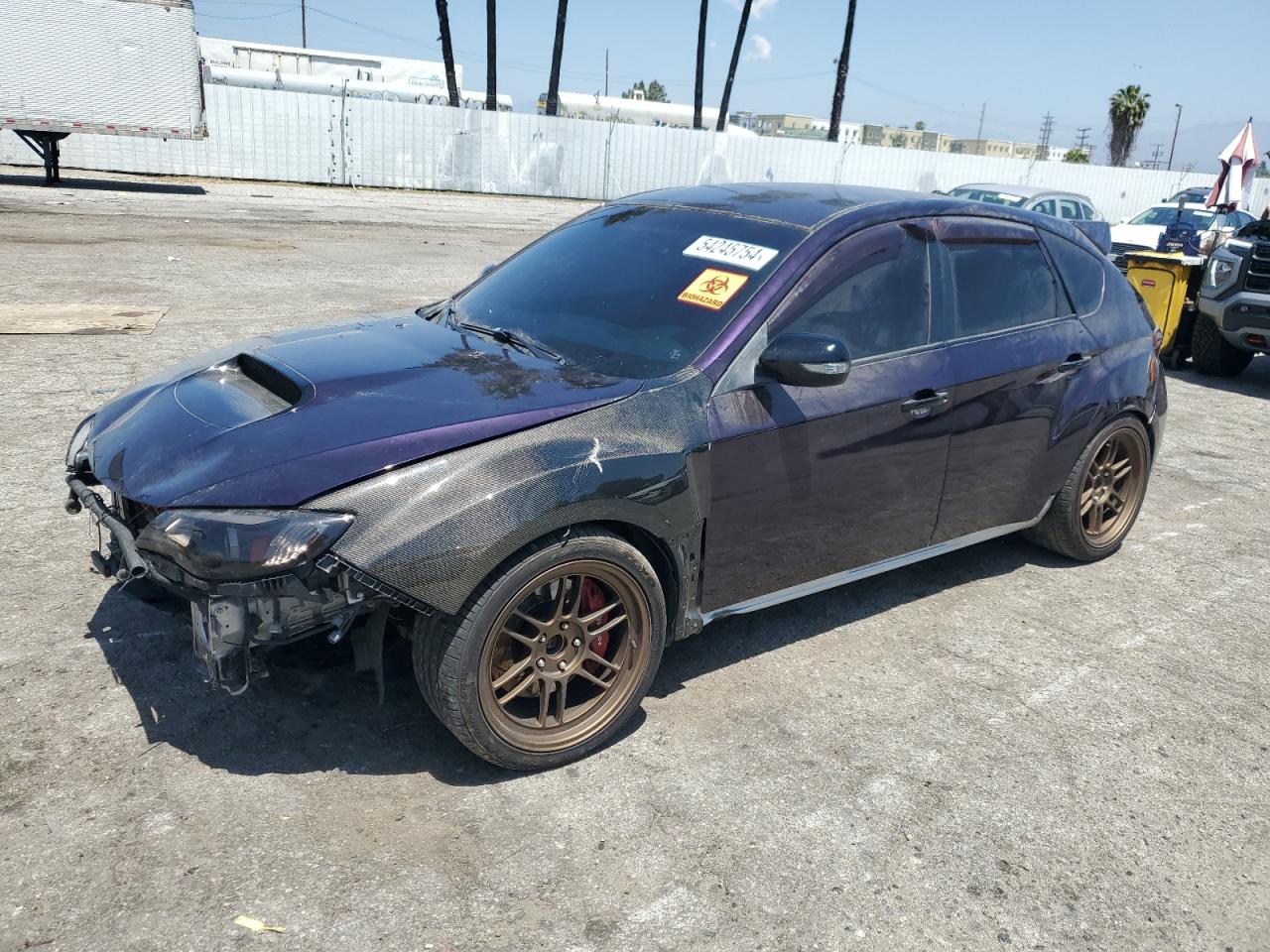 SUBARU WRX 2008 jf1gr89628l822244