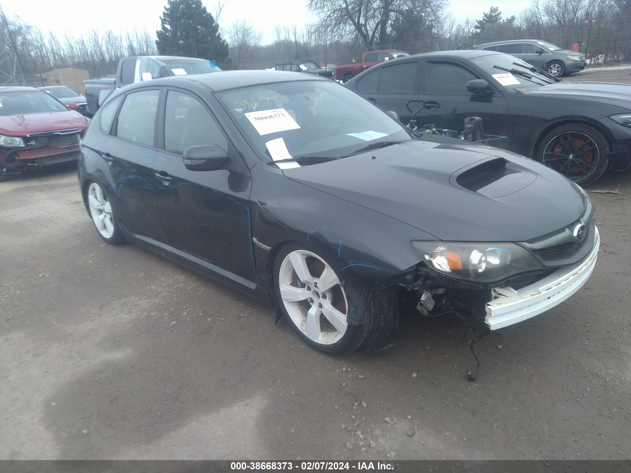 SUBARU IMPREZA WRX STI 2008 jf1gr89628l827475