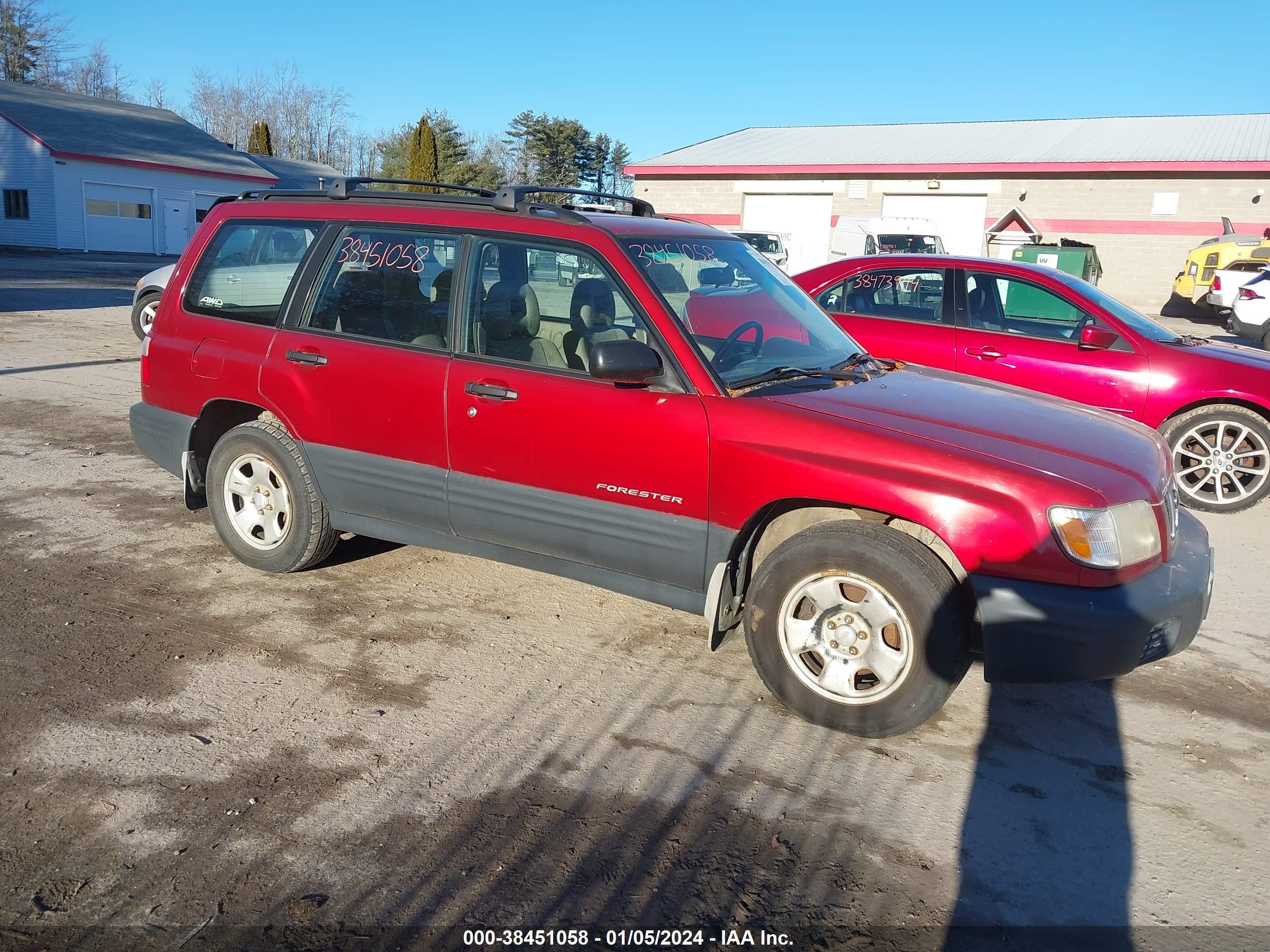 SUBARU FORESTER 2002 jf1sf63532h711865