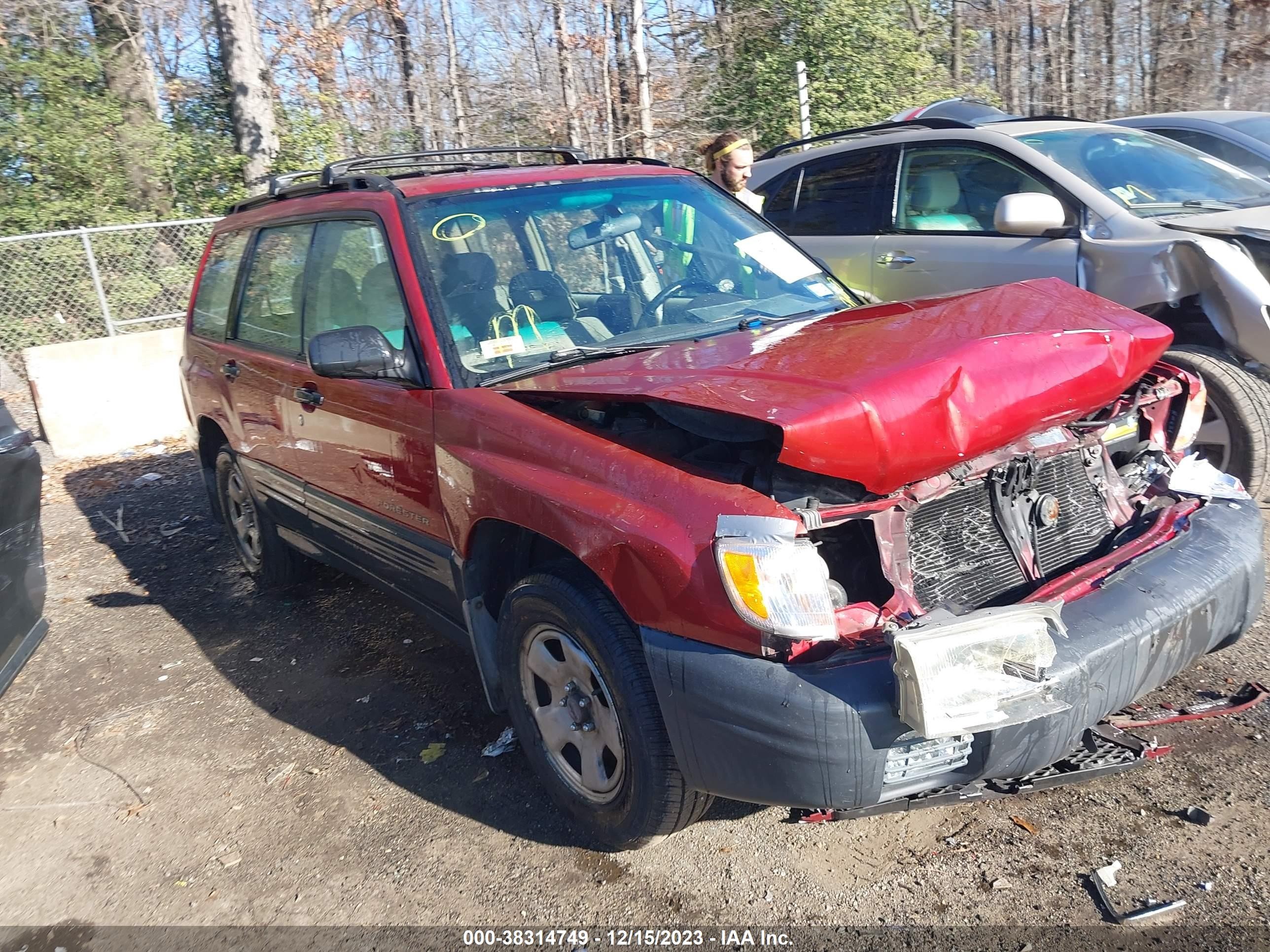 SUBARU FORESTER 2002 jf1sf635428736337