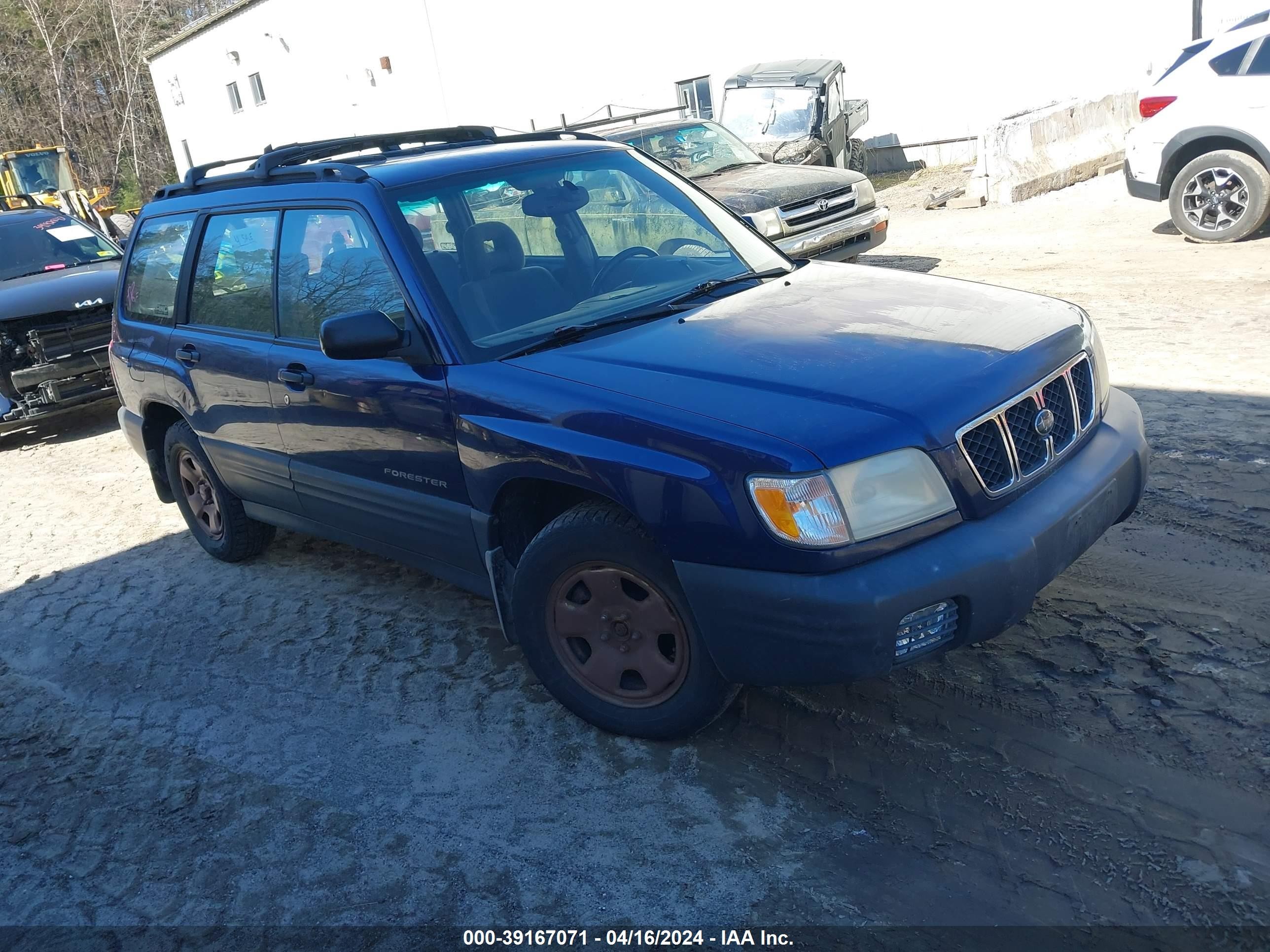 SUBARU FORESTER 2001 jf1sf63581g761066