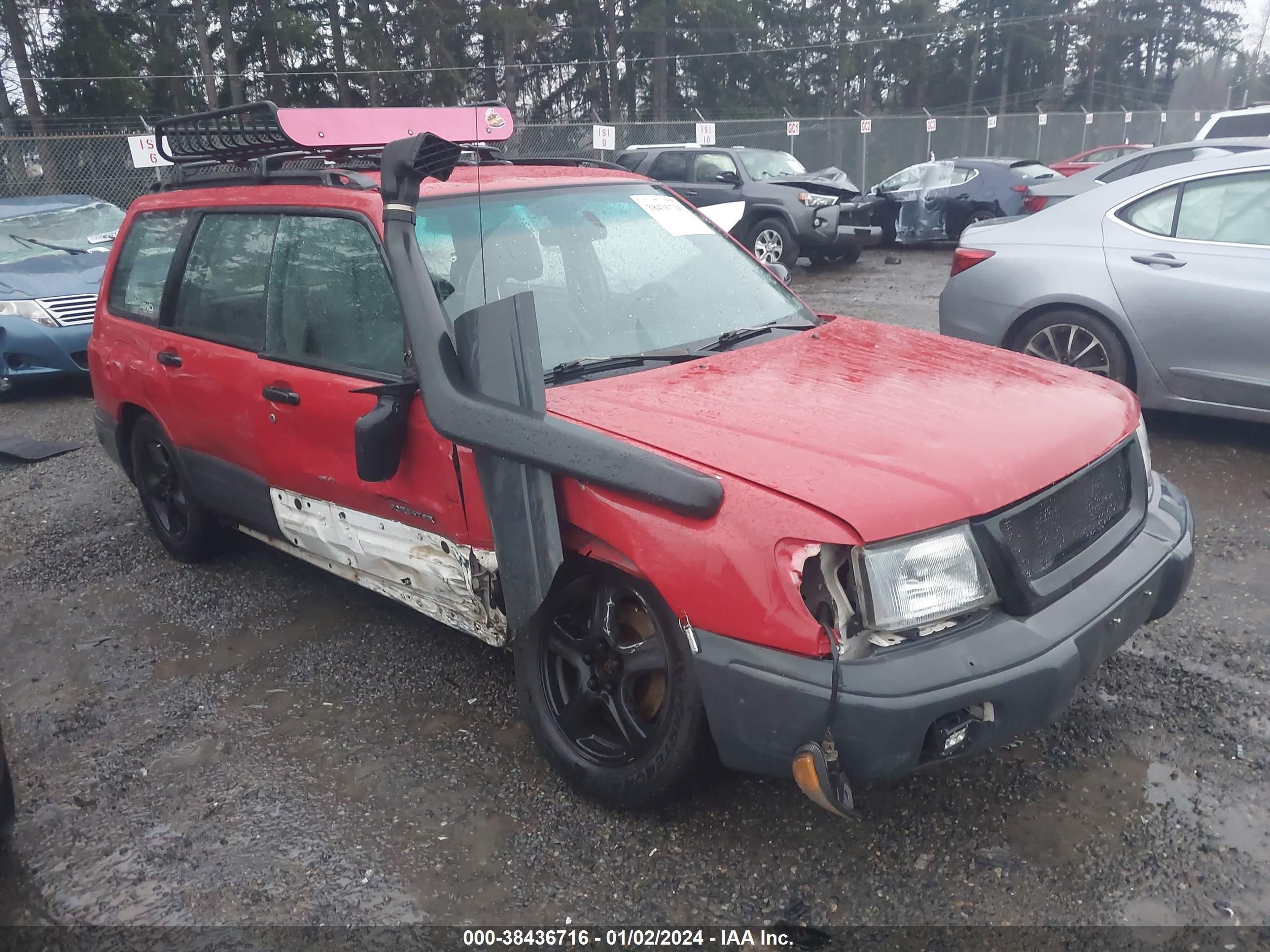 SUBARU FORESTER 1999 jf1sf635xxg702304