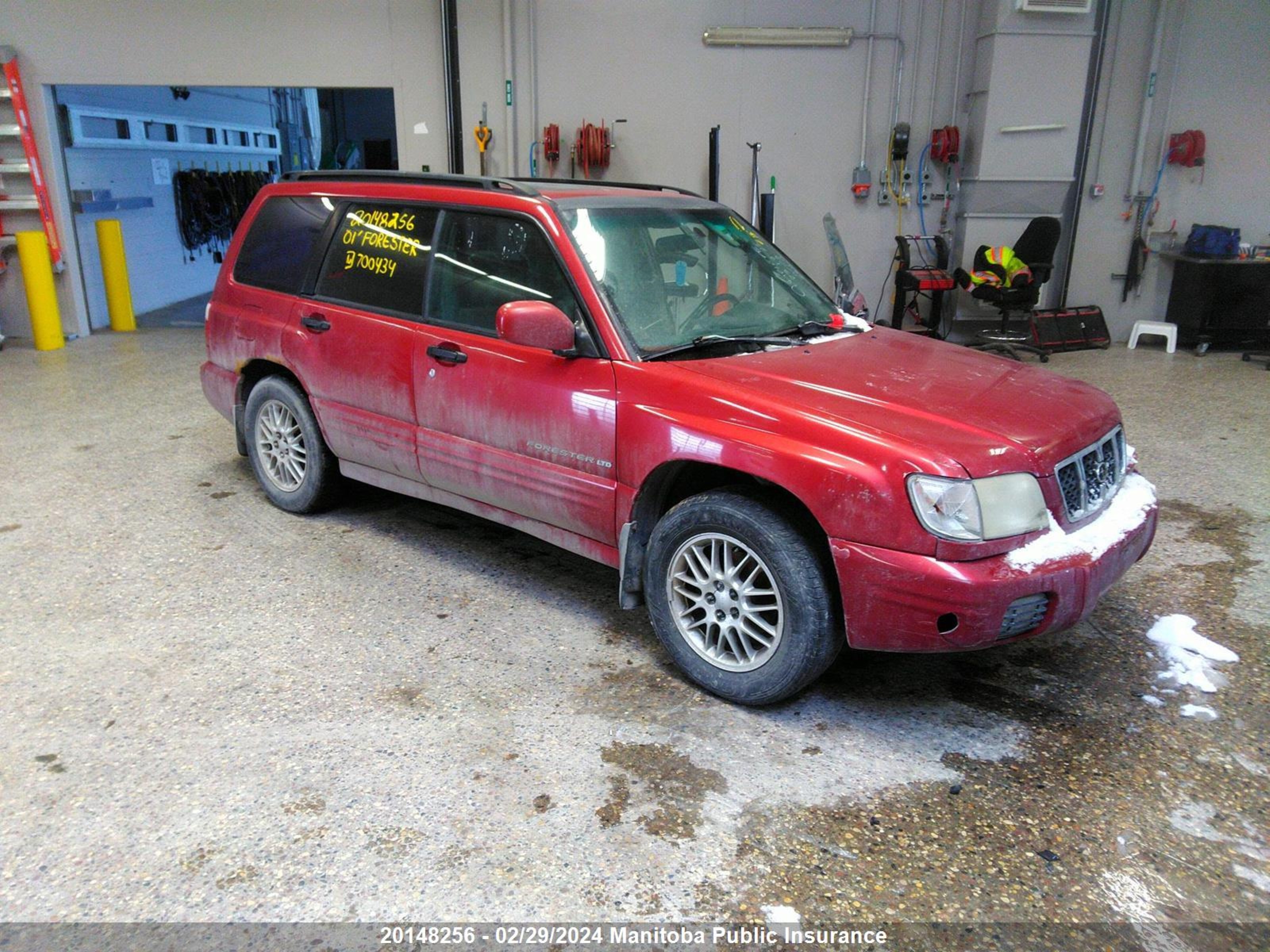 SUBARU FORESTER 2001 jf1sf65541h700434