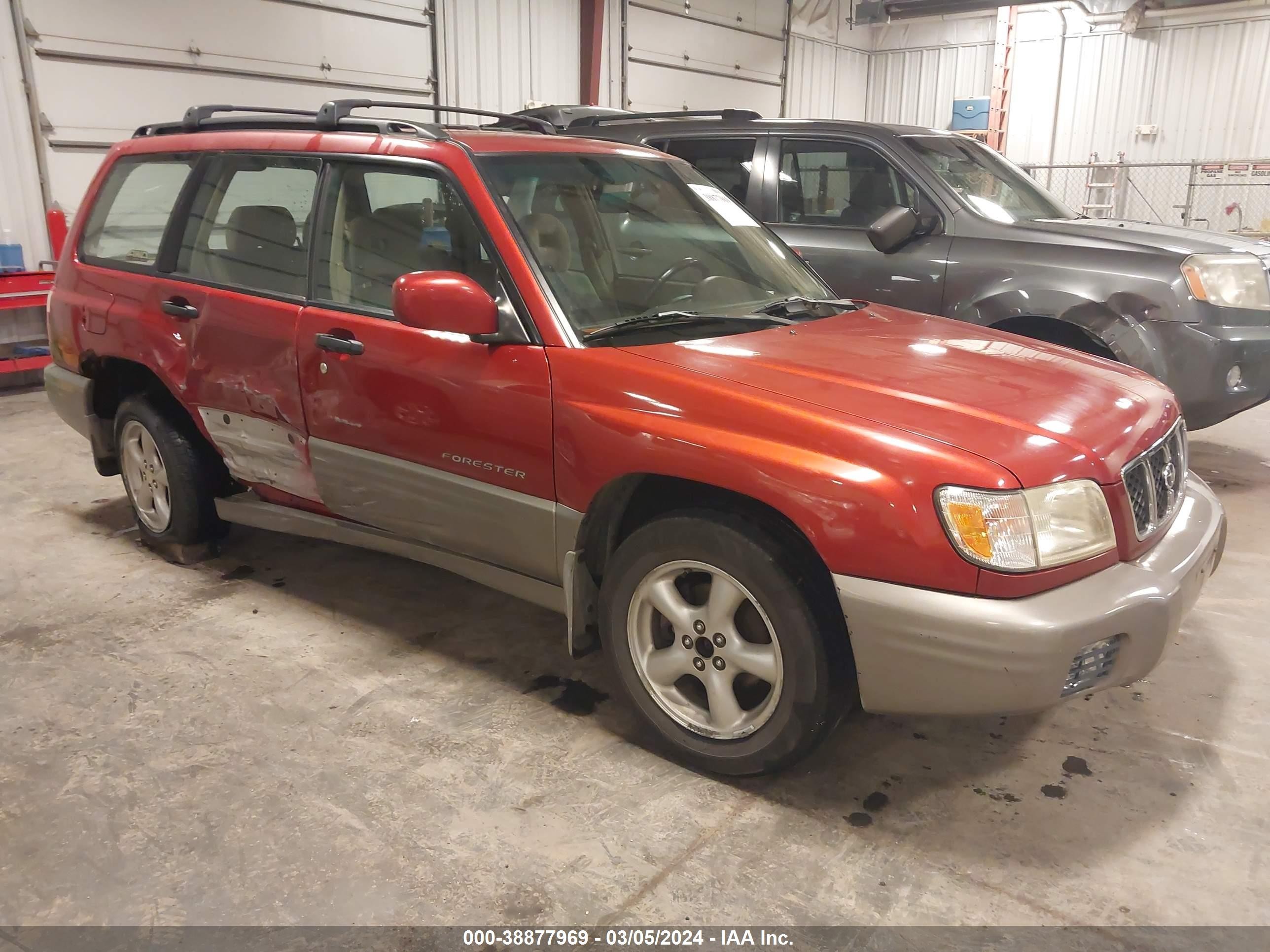 SUBARU FORESTER 2002 jf1sf65562h730570