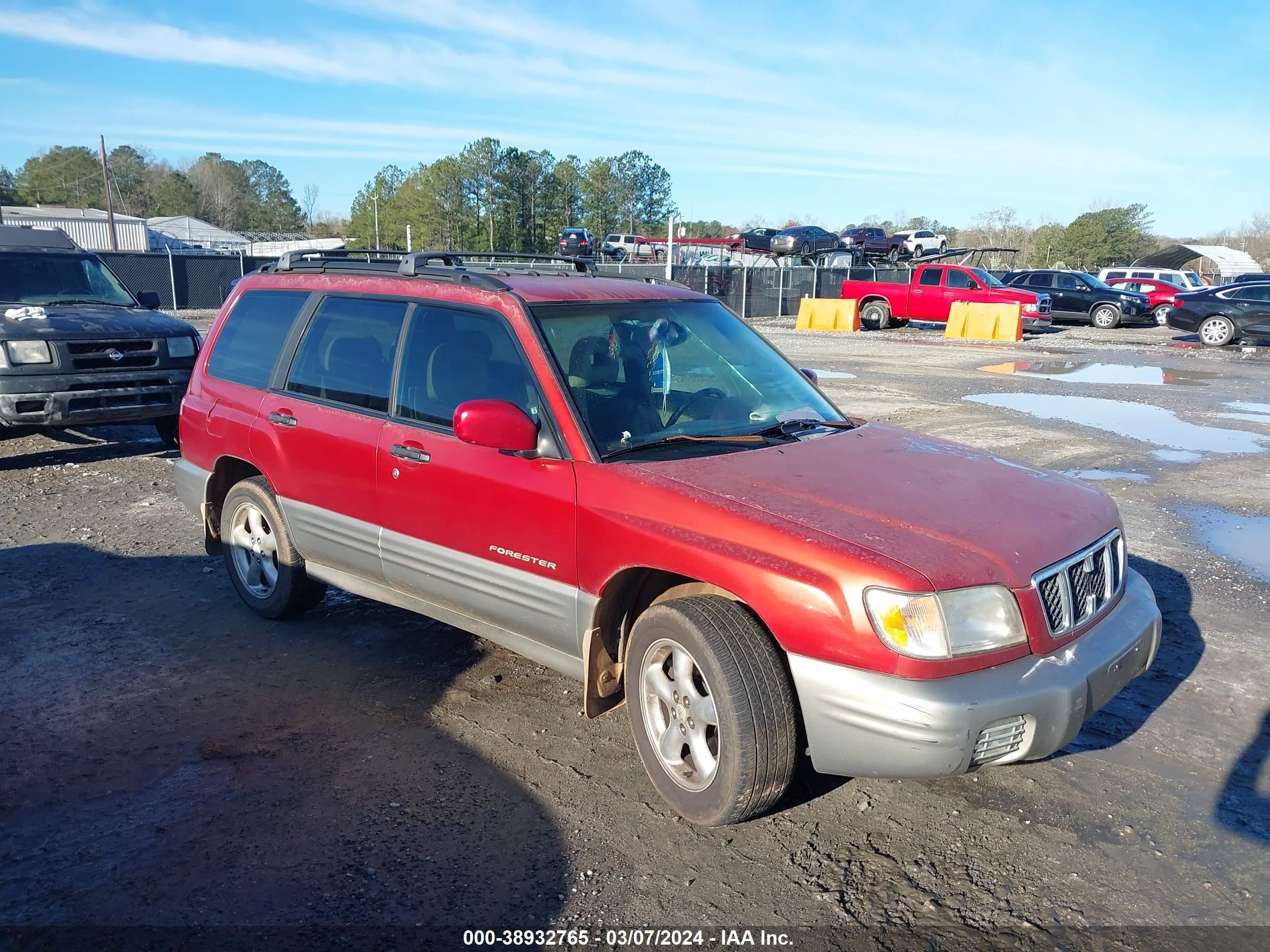 SUBARU FORESTER 2001 jf1sf65571h729667