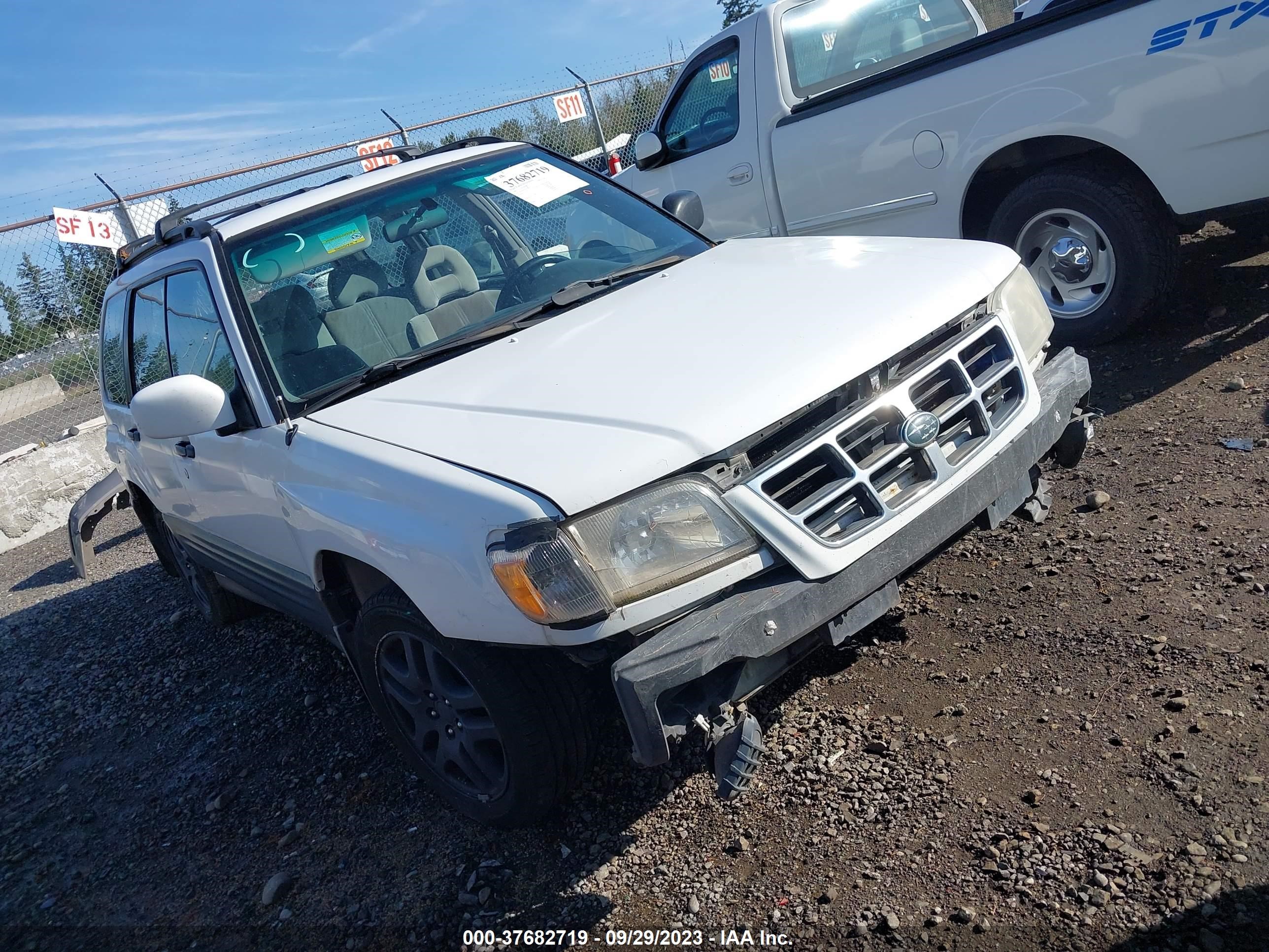 SUBARU FORESTER 2002 jf1sf65582h740419