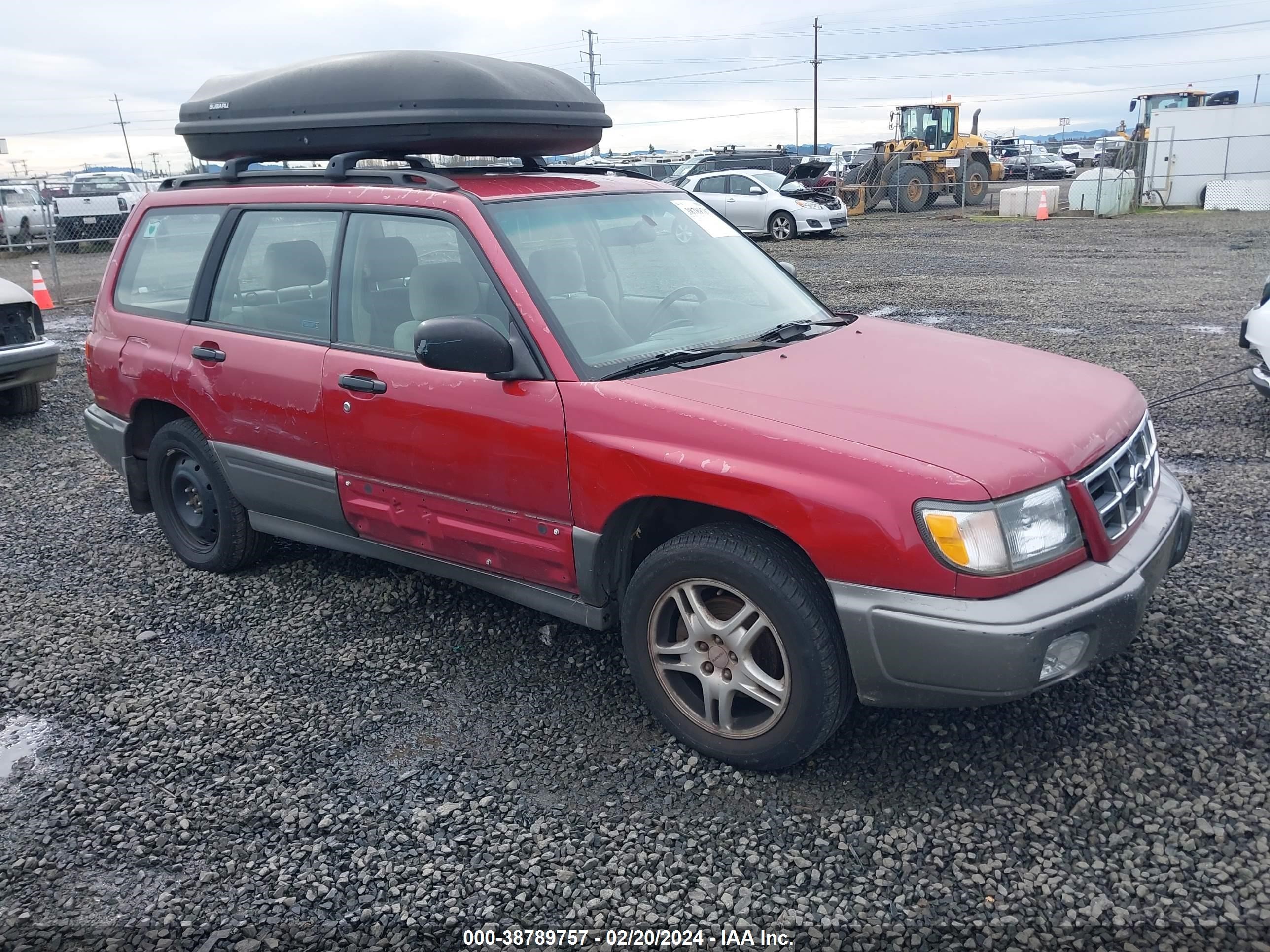 SUBARU FORESTER 1999 jf1sf6558xh718587