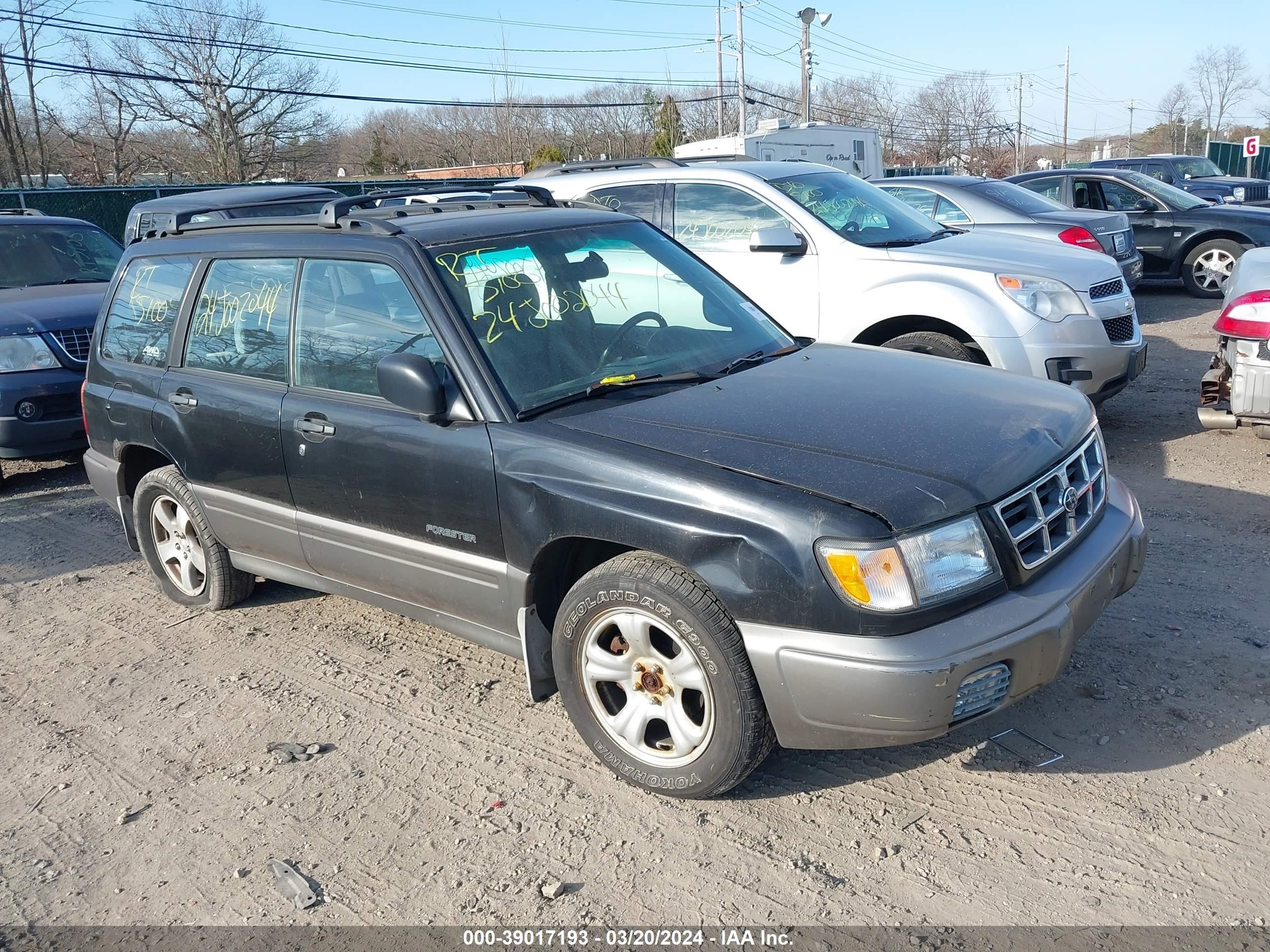 SUBARU FORESTER 2000 jf1sf6559yh728370