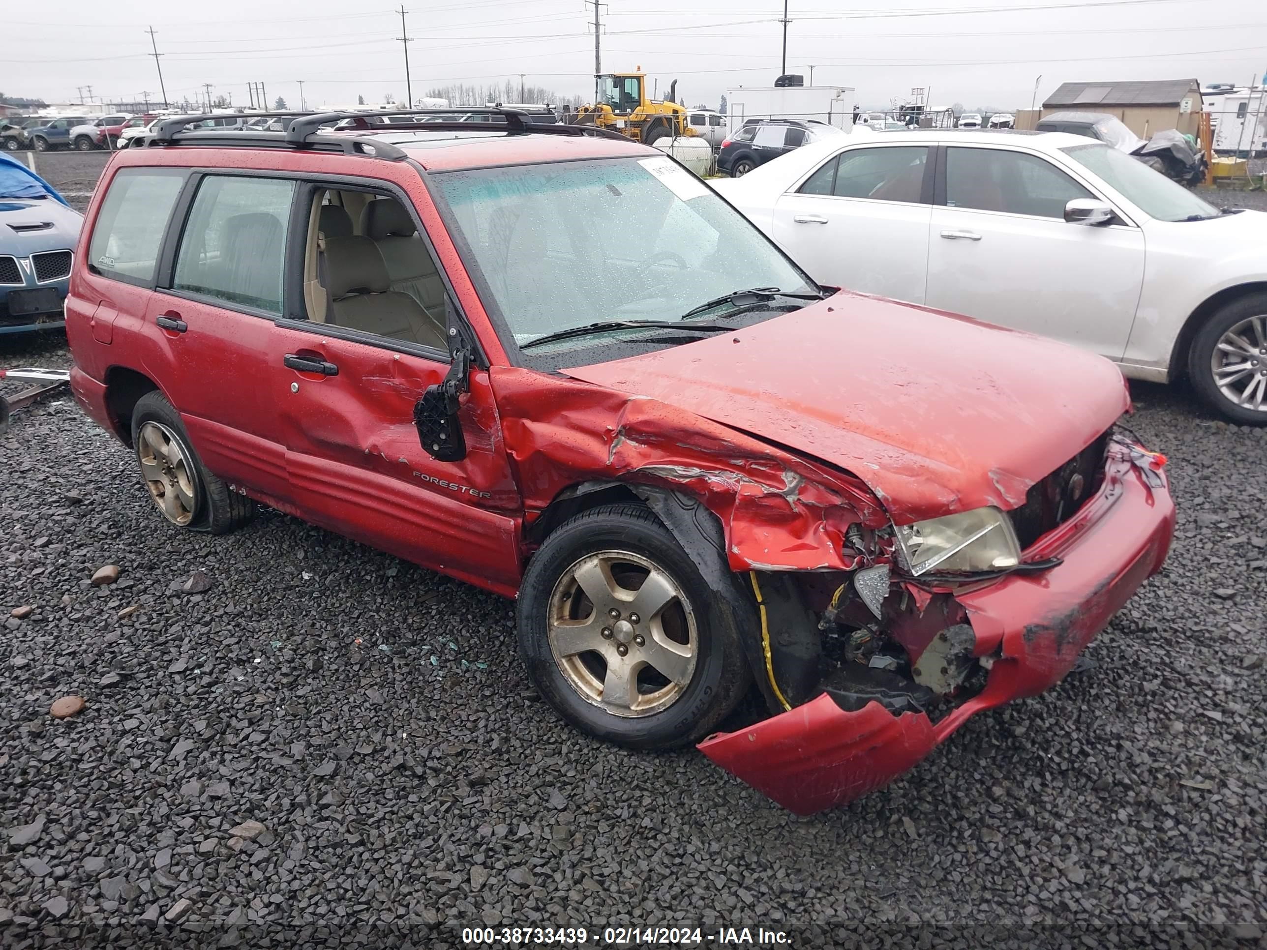 SUBARU FORESTER 2002 jf1sf65612h727908