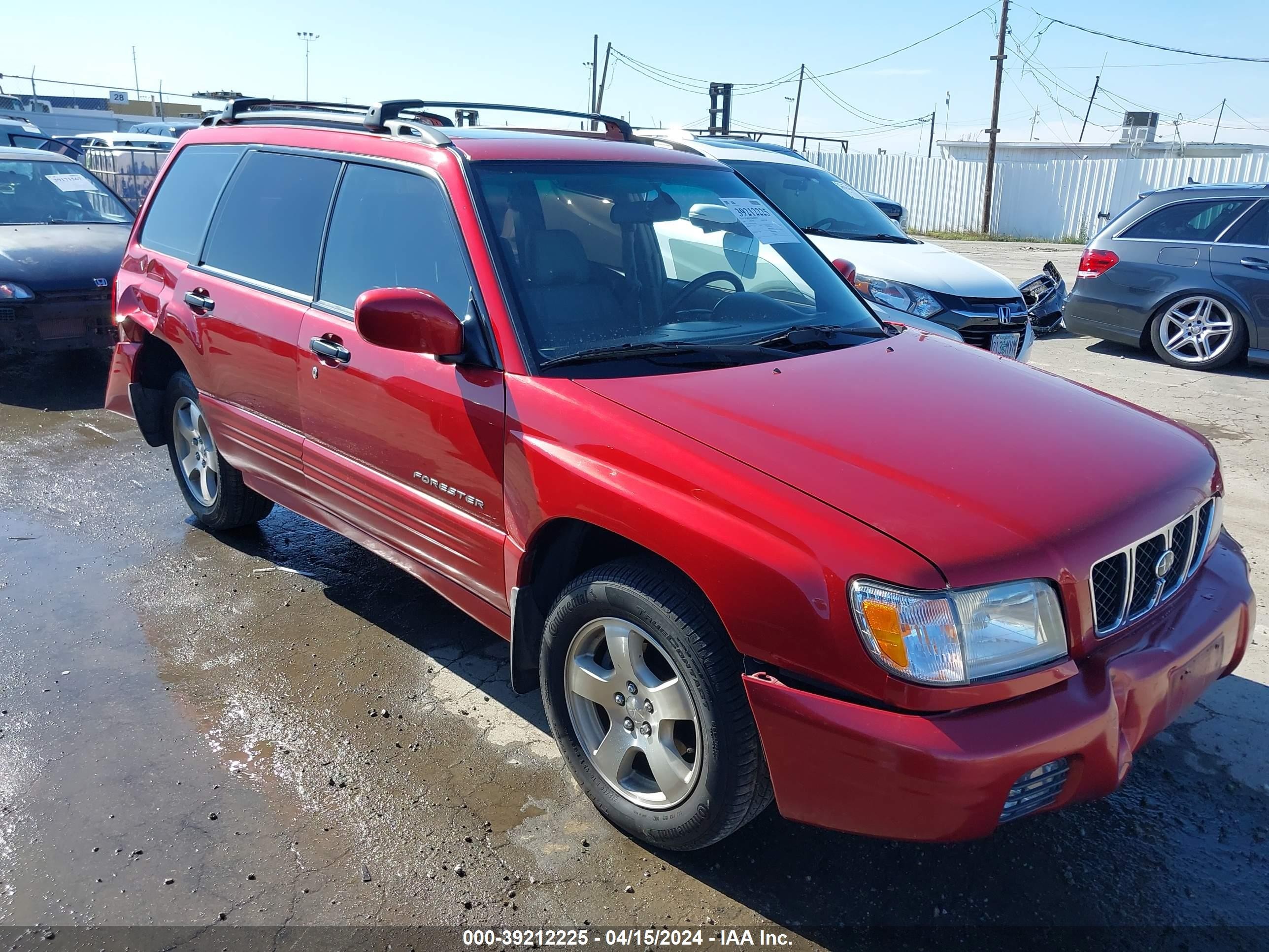 SUBARU FORESTER 2002 jf1sf65622h750016