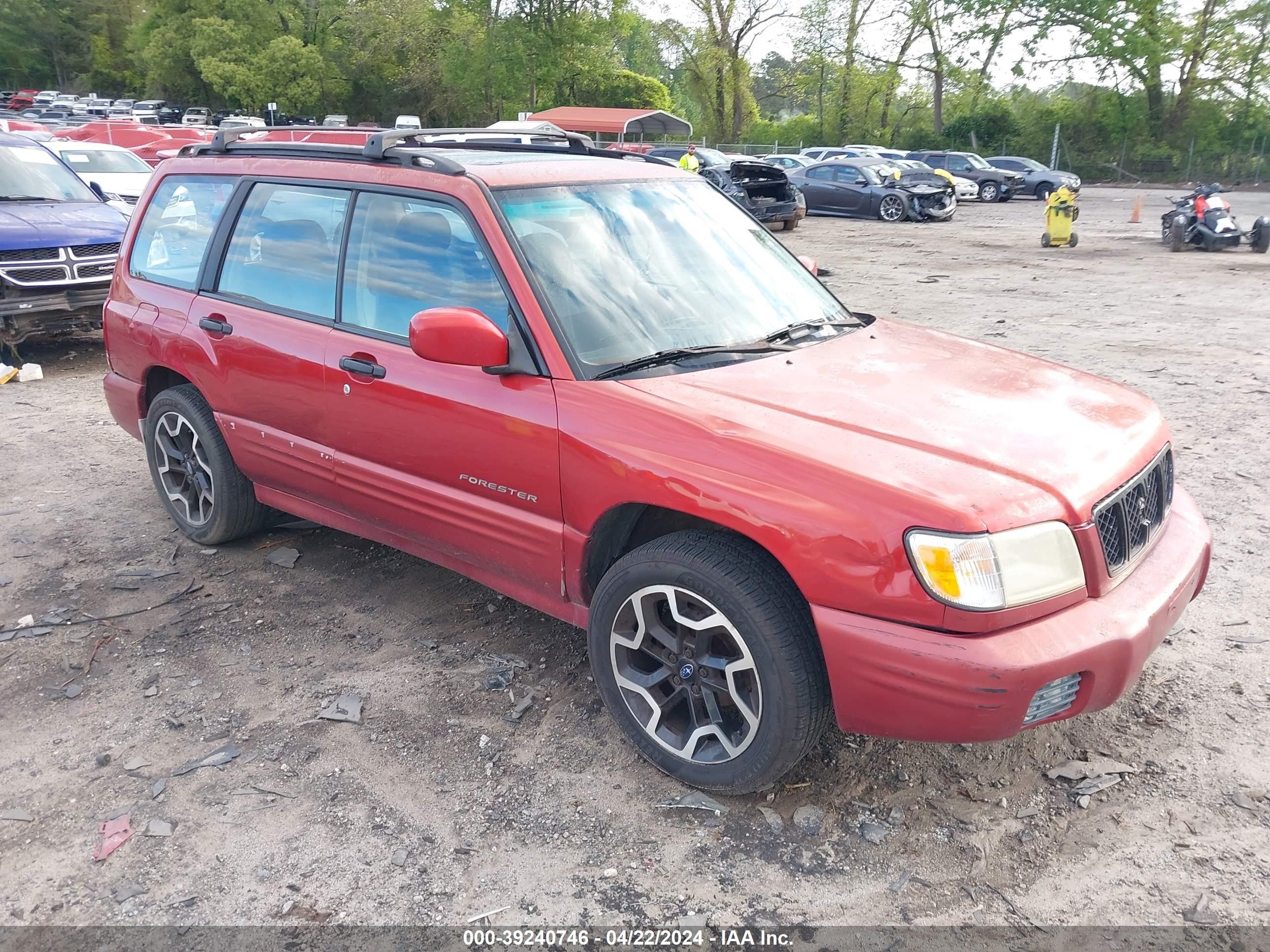 SUBARU FORESTER 2002 jf1sf65672h710059