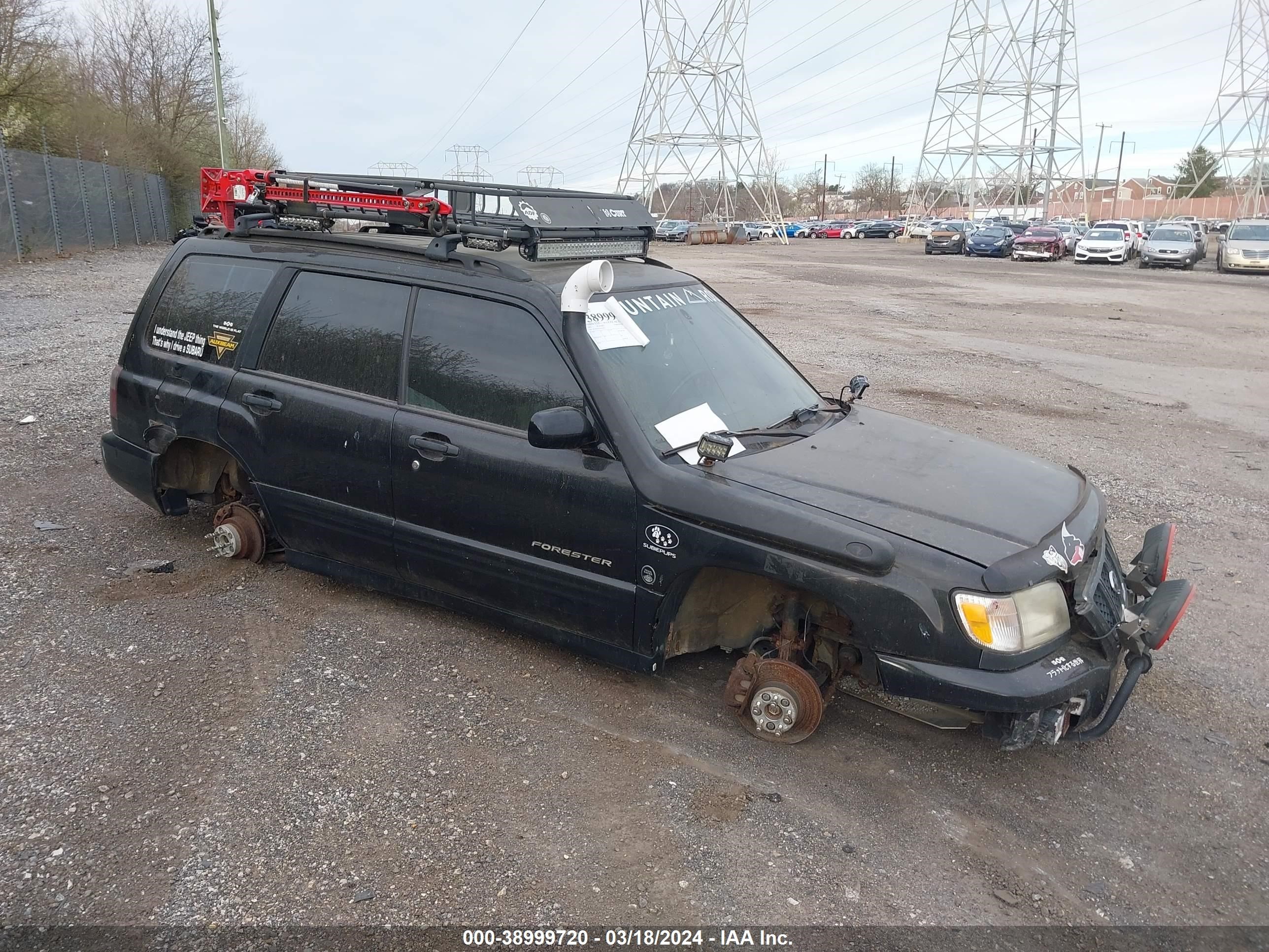 SUBARU FORESTER 2001 jf1sf656x1h745015