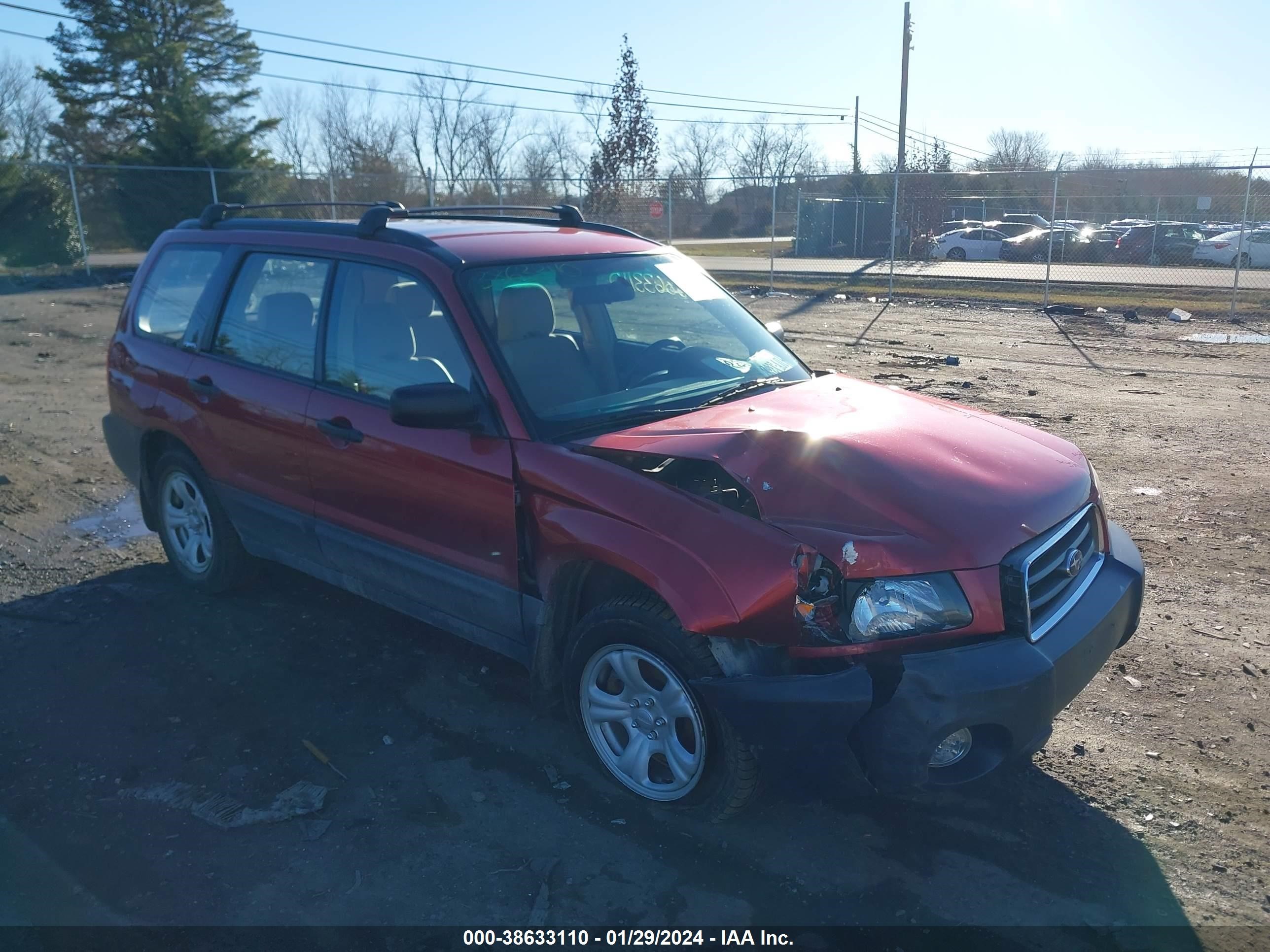 SUBARU FORESTER 2004 jf1sg63604h757081